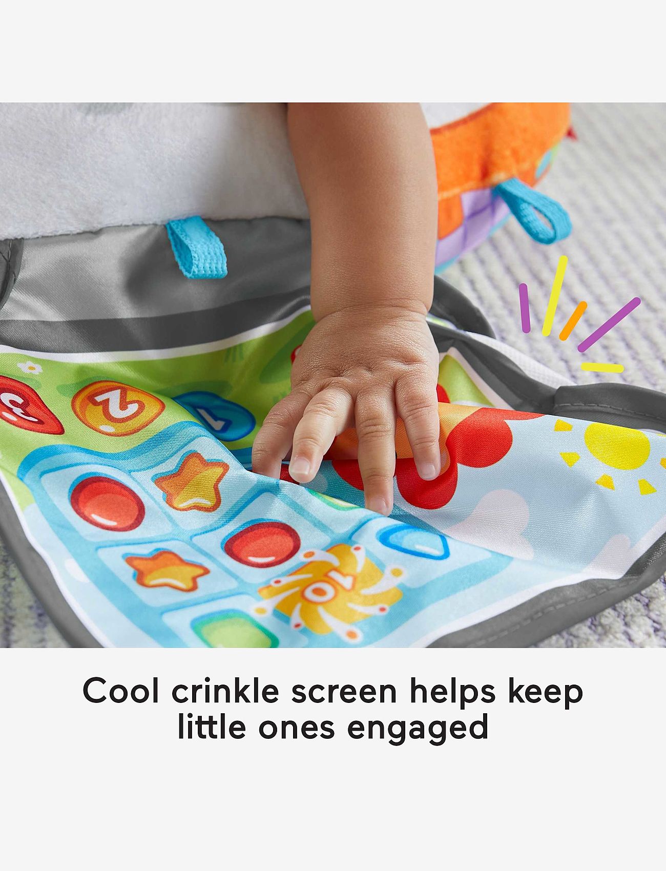 Fisher-Price - Littlest Gamer Tummy Wedge - julegaver under 300kr - multi color - 4