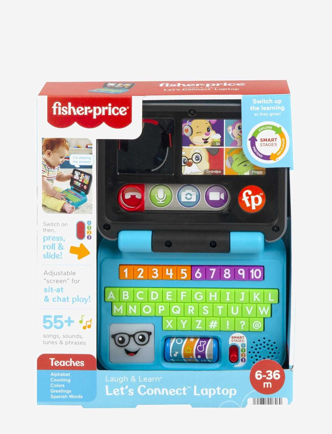 Fisher-Price - Laugh & Learn Let's Connect Laptop - interaktivt legetøj - multi color - 2