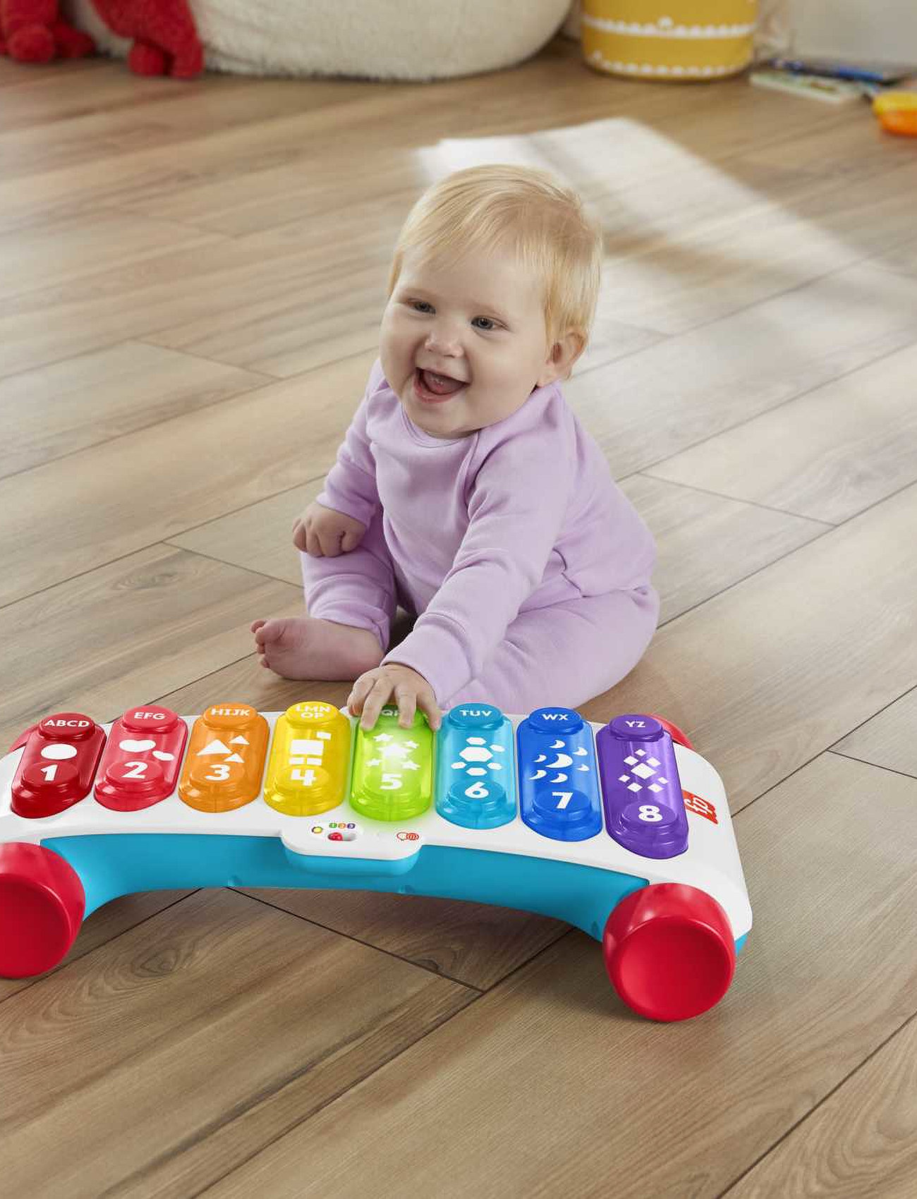Fisher-Price - Giant Light-Up Xylophone - musikkinstrumenter - multi color - 0