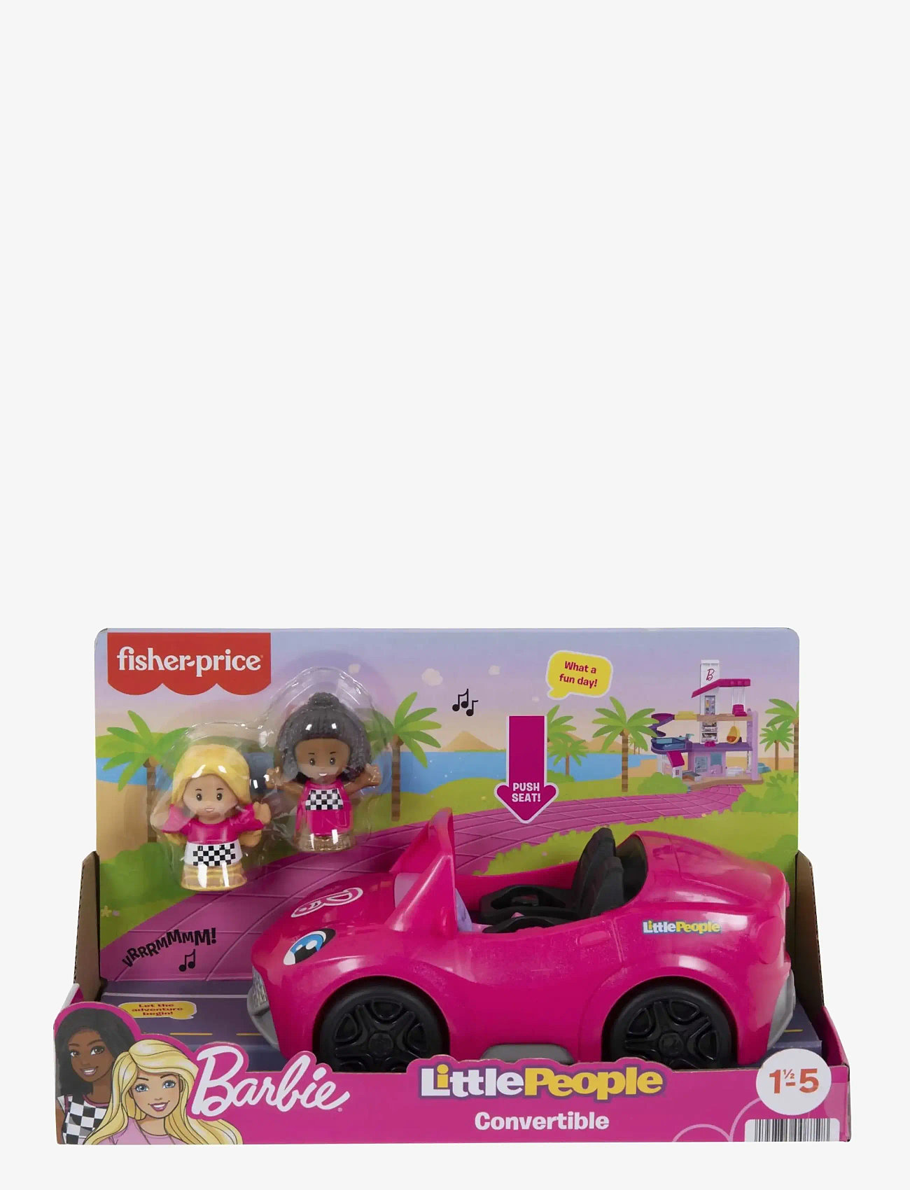 Fisher-Price - Little People Barbie Convertible by - lekset - multicolor - 4