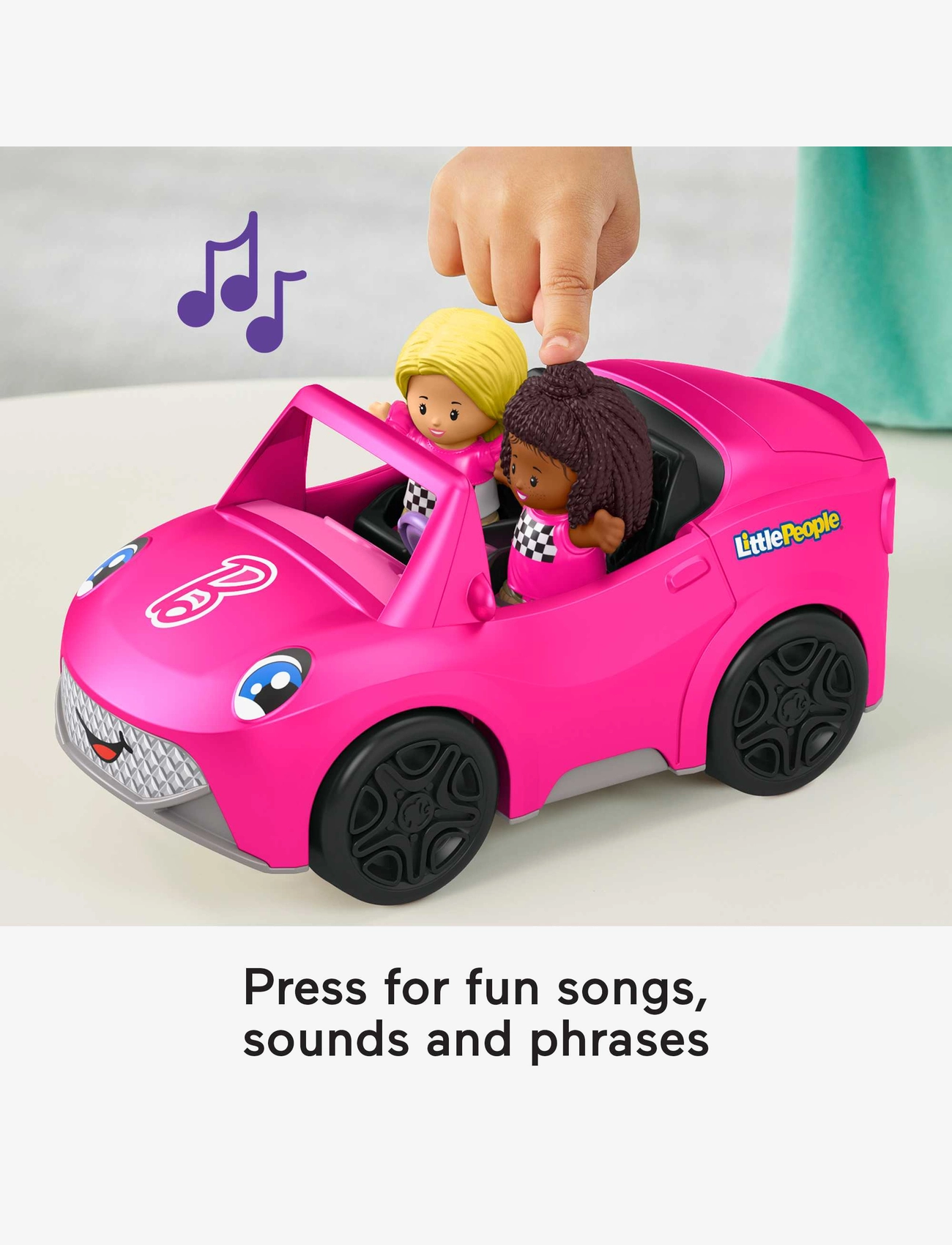 Fisher-Price - Little People Barbie Convertible Vehicle and Figure Set by - multicolor - 5