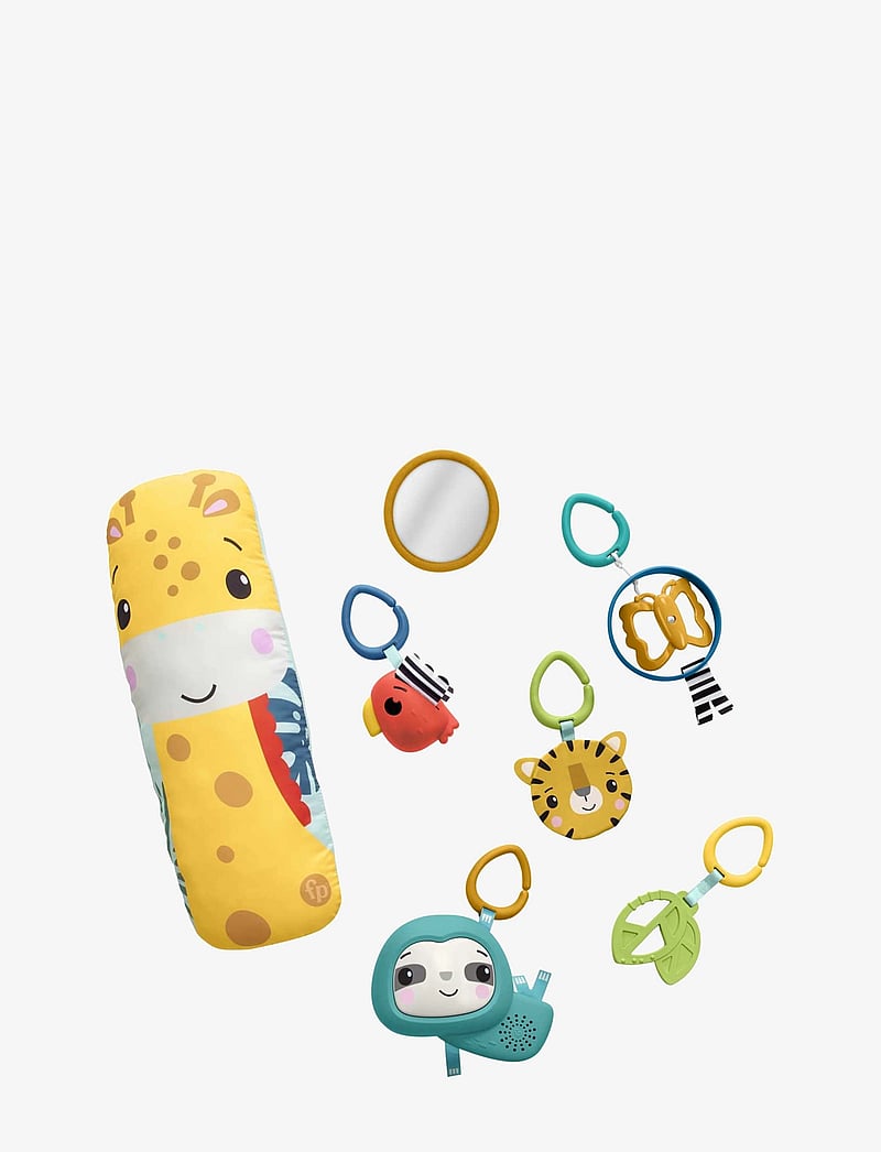 Fisher-Price - 3-in-1 Rainforest Sensory Gym Tummy Wedge with 6 Baby Toys Newborn to Toddler - spielbögen - multi color - 5