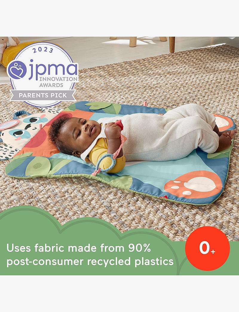 Fisher-Price - Planet Friends Roly-Poly Panda Baby Activity Play Mat with 2 Toys - spielmatten - multicolor - 5