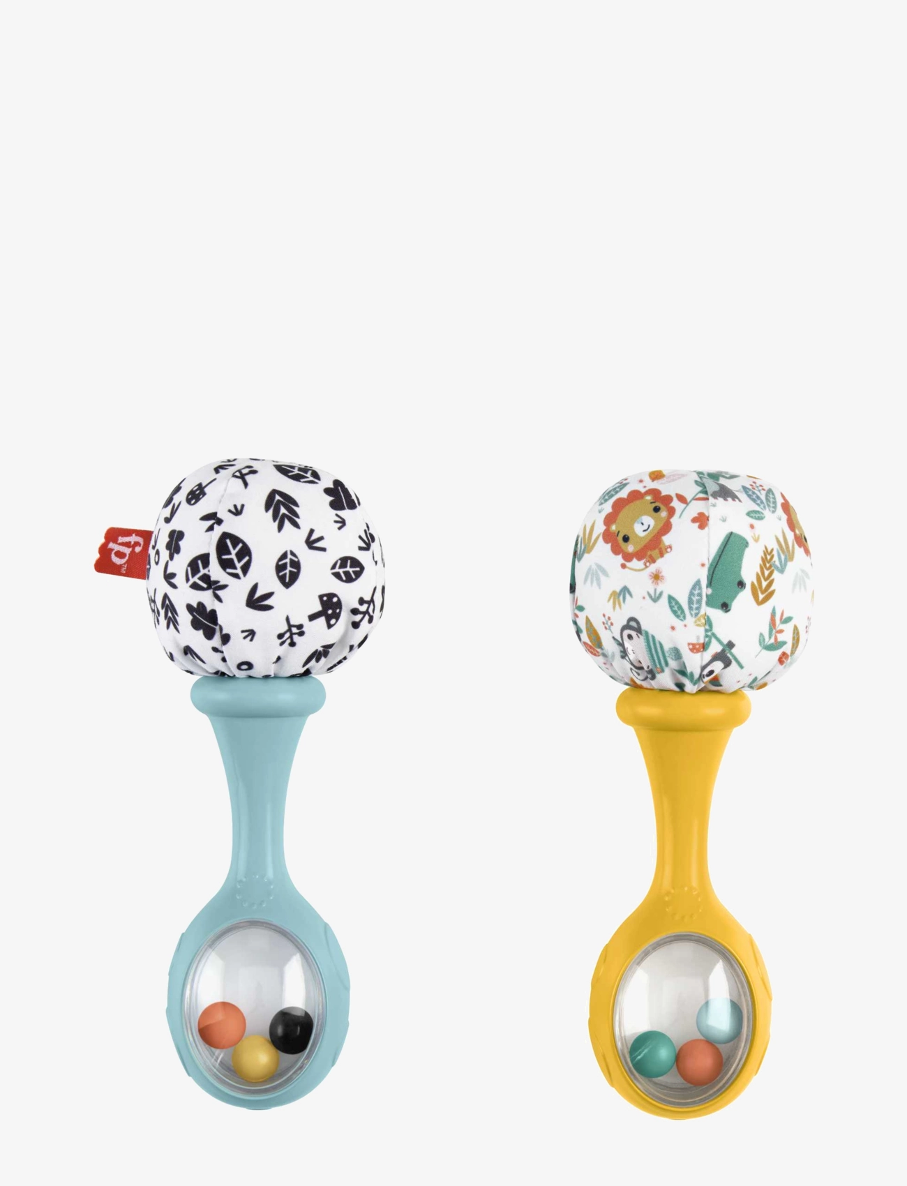 FISHER-Preis Baby Rattle ‘N Rock Maracas Spielzeug, Set Of 2 For Infants 3+ Months, High Contrast Cream - One Size - Kinder