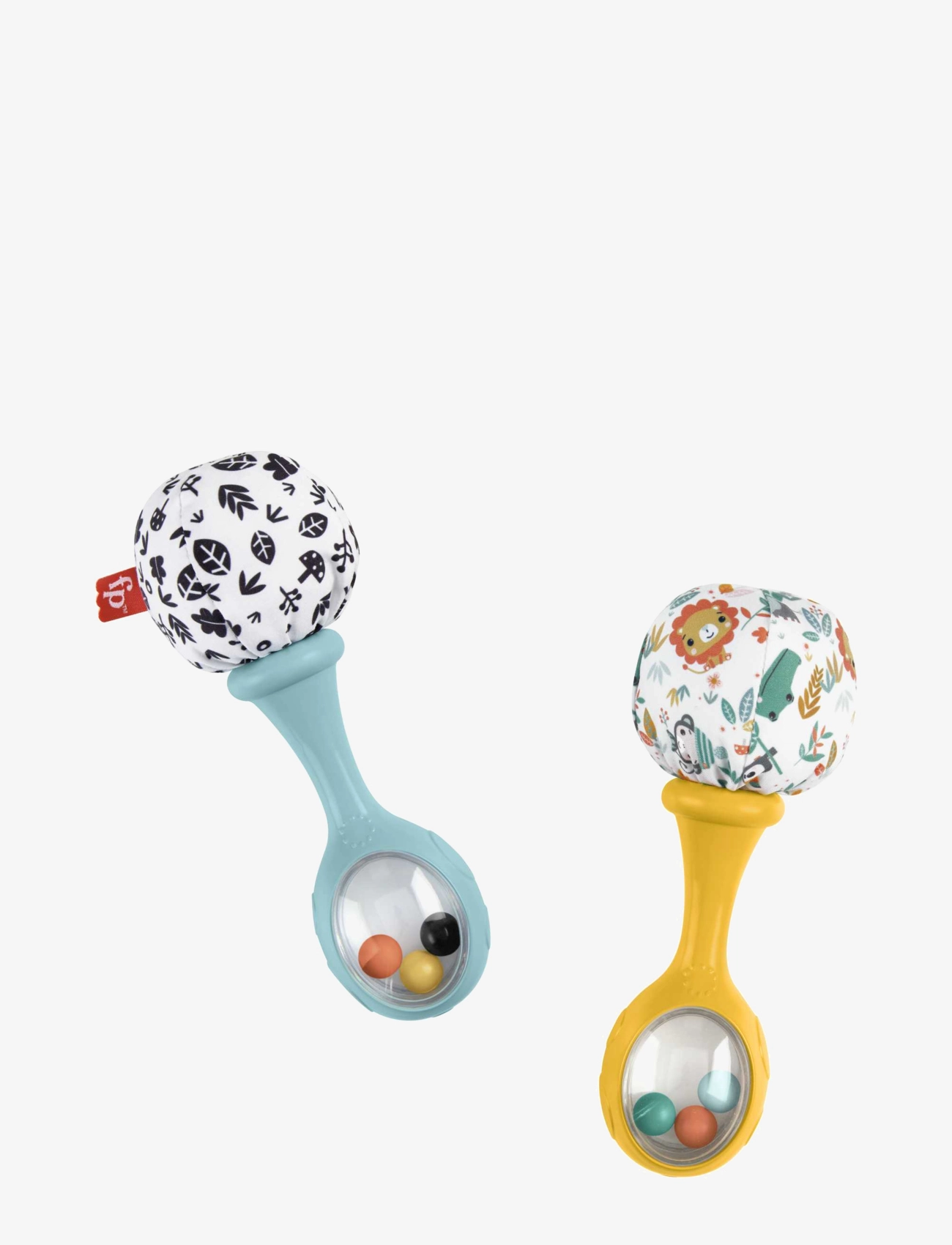 Fisher-Price - Baby Rattle ‘n Rock Maracas Toys, Set of 2 for Infants 3+ Months, High Contrast - multi color - 2