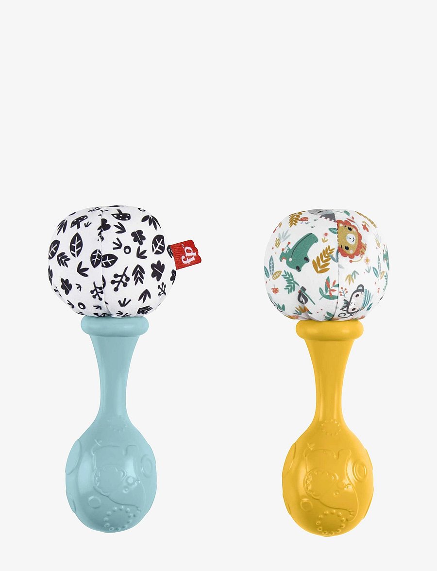 Fisher-Price - Baby Rattle ‘n Rock Maracas Toys, Set of 2 for Infants 3+ Months, High Contrast - multi color - 3