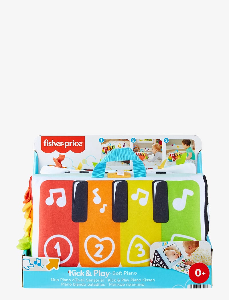 Fisher-Price - Kick & Play Soft Piano, Newborn Tummy Time Toy with Lights & Music - interaktives spielzeug - multi color - 0