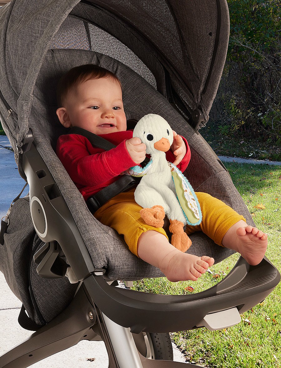 Fisher-Price - Snuggle Up Goose - hjúfrunarteppi - multicolor - 0