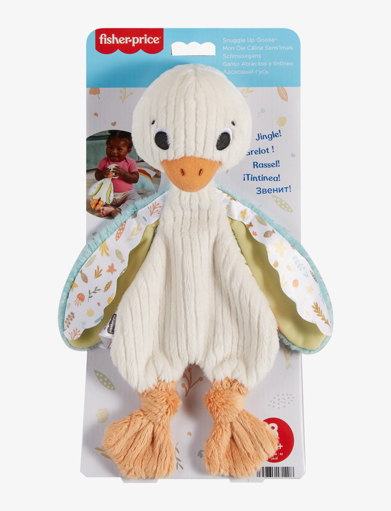 Fisher-Price - Snuggle Up Goose - hjúfrunarteppi - multicolor - 4