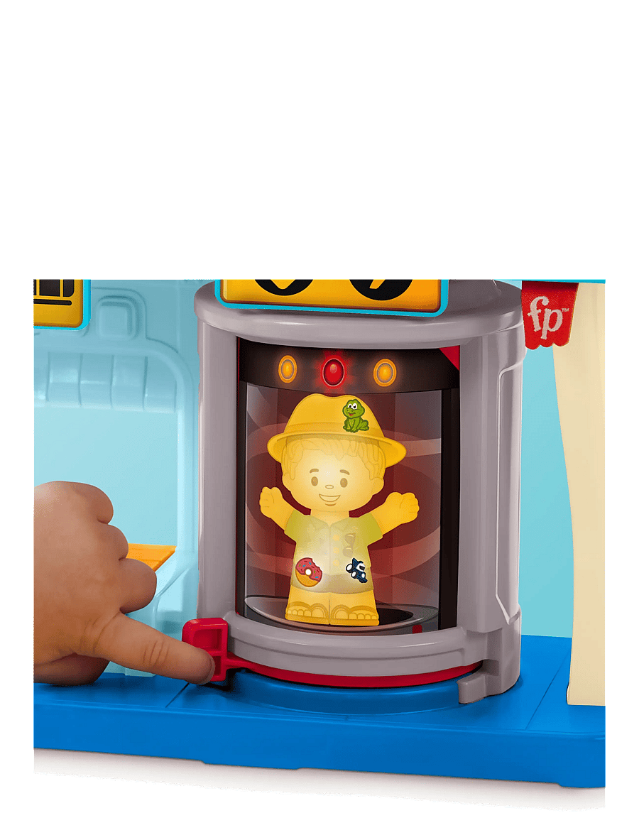 Fisher-Price - Little People Everyday Adventures Airport Toddler Playset, Airplane & 3 Play Pieces - spiel-sets - multicolor - 3