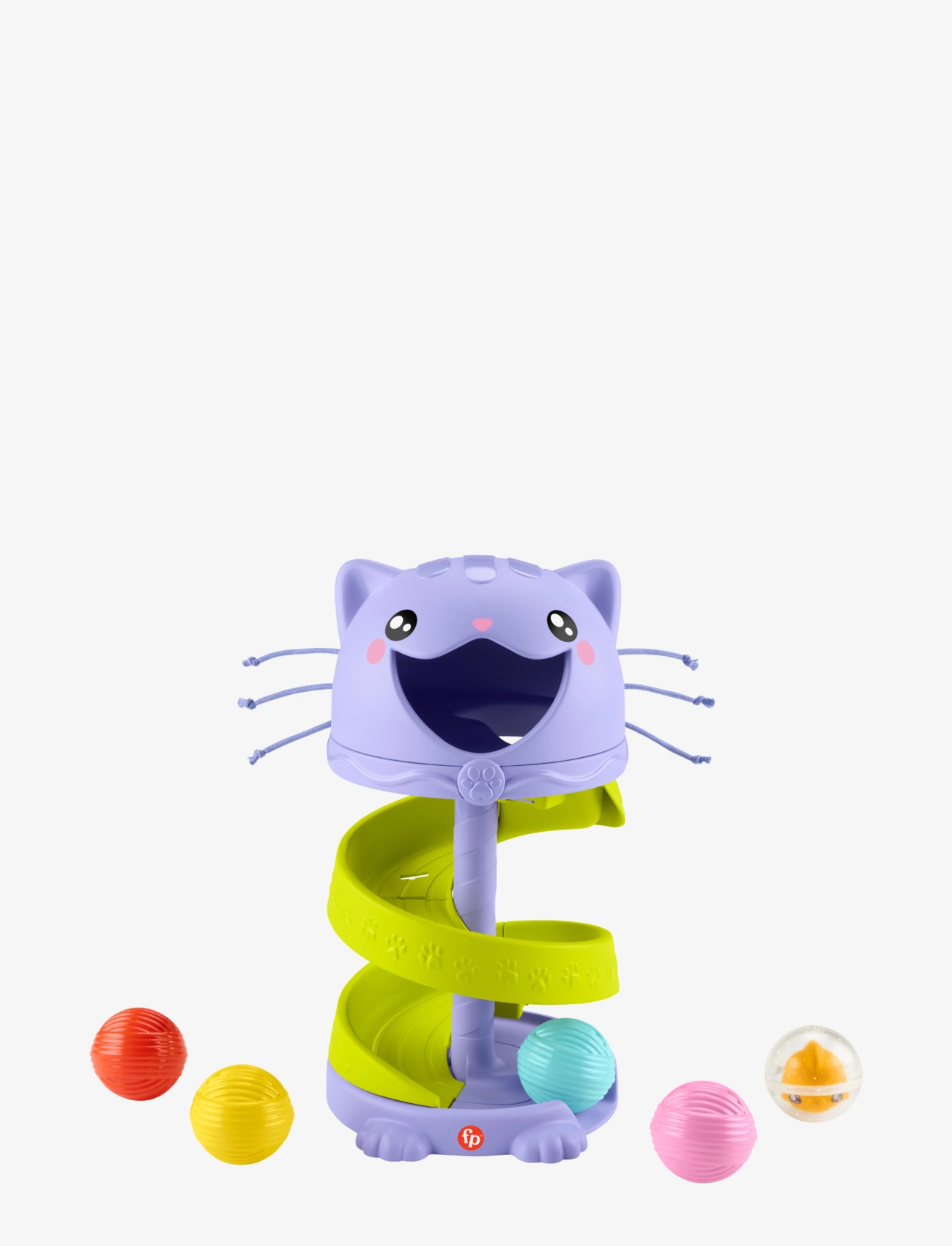 Fisher-Price Fp Pets Purrr-Fect Ball Tower Developmental Toy For Babies & Toddlers, One Size, Educational Spielzeug, Lila - Interactive Kinder