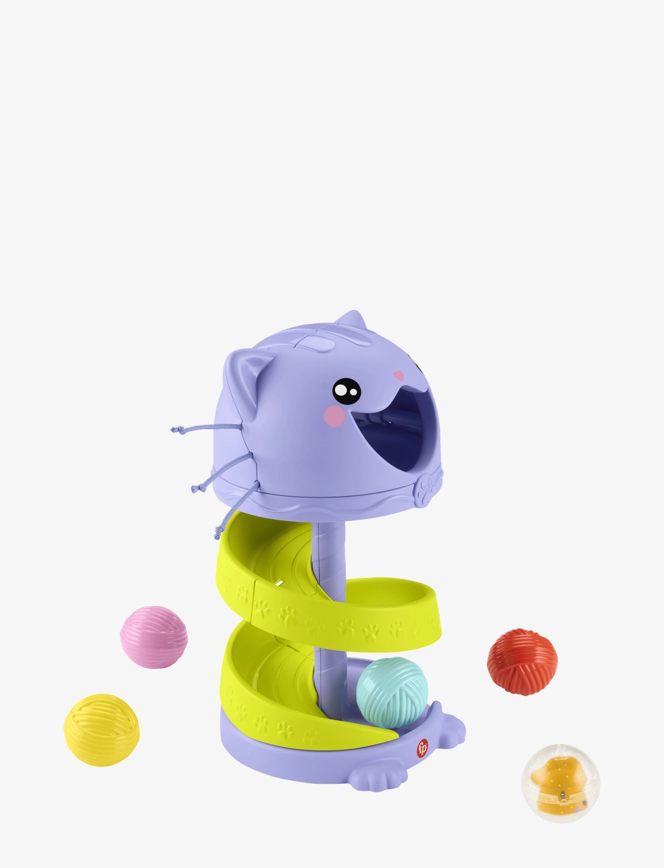 Fisher-Price - FP Pets Purrr-fect Ball Tower Developmental Toy for Babies & Toddlers - interactive toys - multicolor - 3