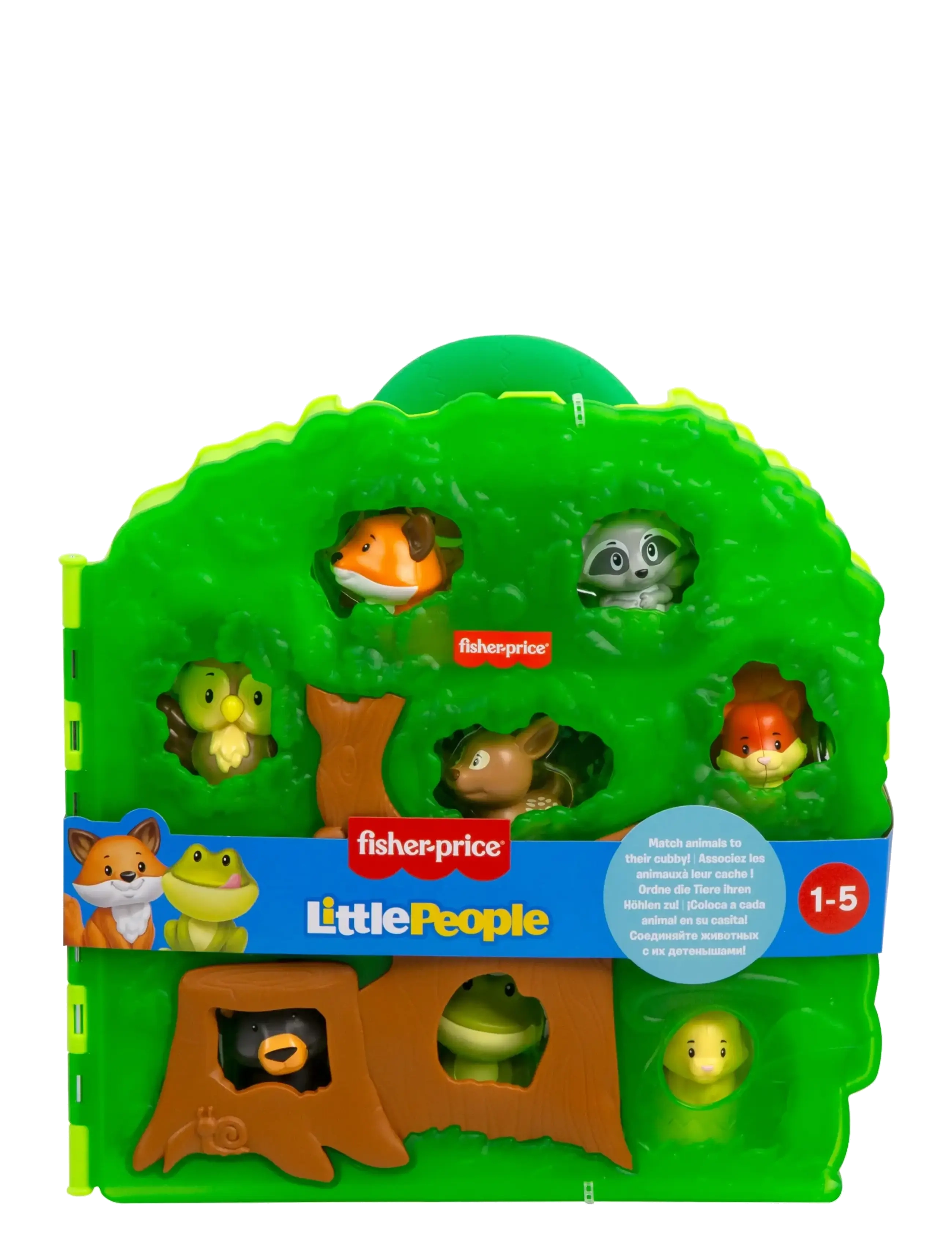 Fisher-Price - Fisher-Price Little People Forest Friends Carry Case - legesæt - multicolor - 2