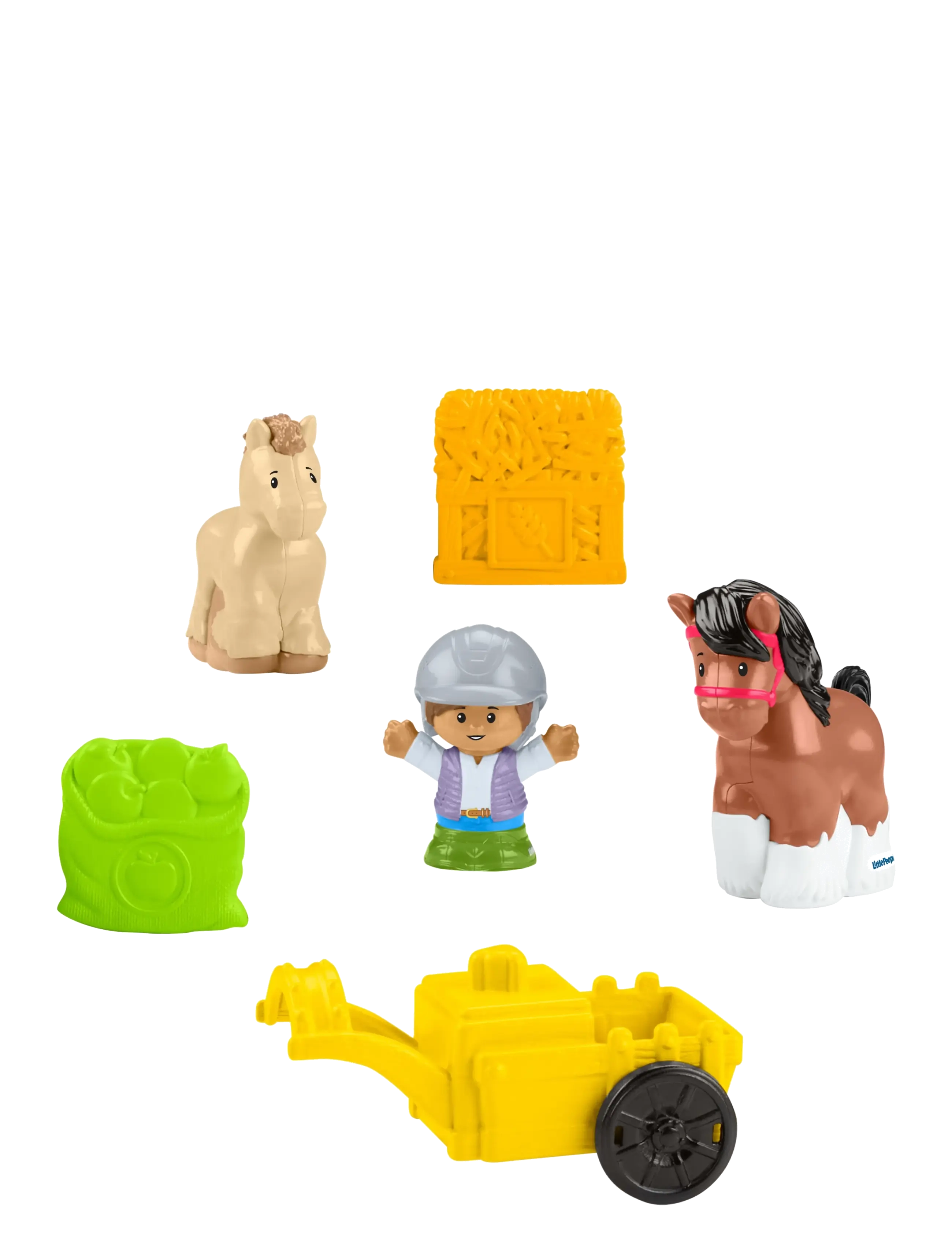 Fisher-Price - Little People Friendly Horses Stable Toddler Playset with Sounds, 6 Play Pieces - spiel-sets - multicolor - 5