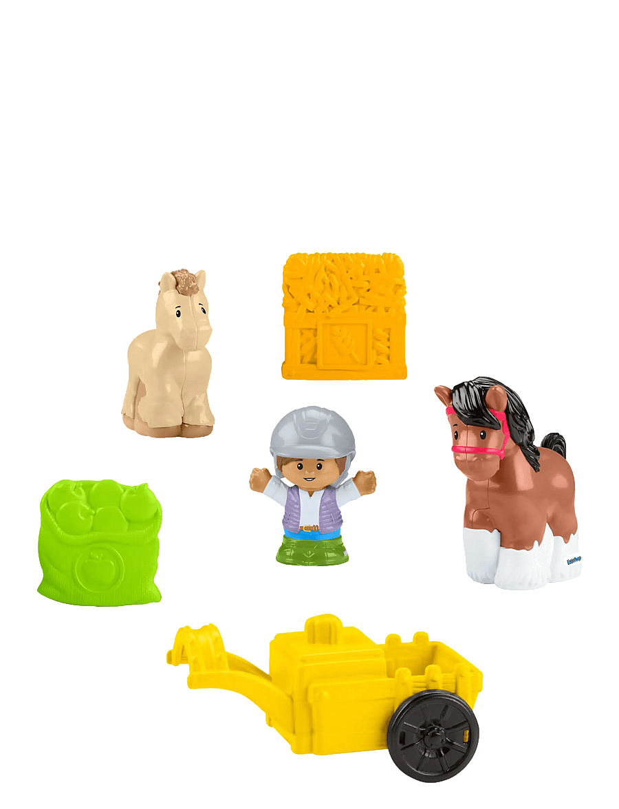 Fisher-Price - Little People Friendly Horses Stable Toddler Playset with Sounds, 6 Play Pieces - spiel-sets - multicolor - 5
