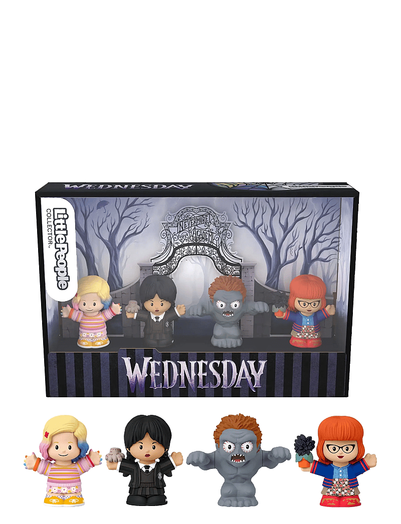 Fisher-Price - Little People Collector Wednesday Special Edition Set for Adults & Fans, 4 Figures - action-figuren - multicolor - 0