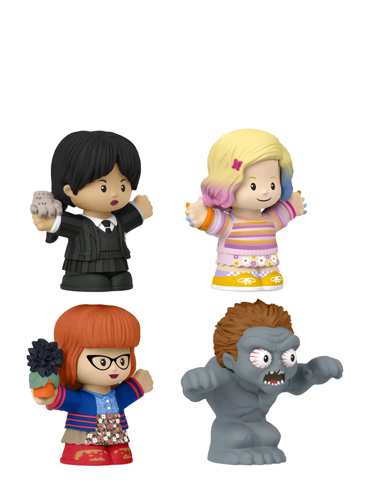 Fisher-Price - Little People Collector Wednesday Special Edition Set for Adults & Fans, 4 Figures - figurines d'action - multicolor - 1
