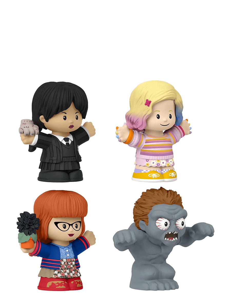 Fisher-Price - Little People Collector Wednesday Special Edition Set for Adults & Fans, 4 Figures - figurines d'action - multicolor - 1