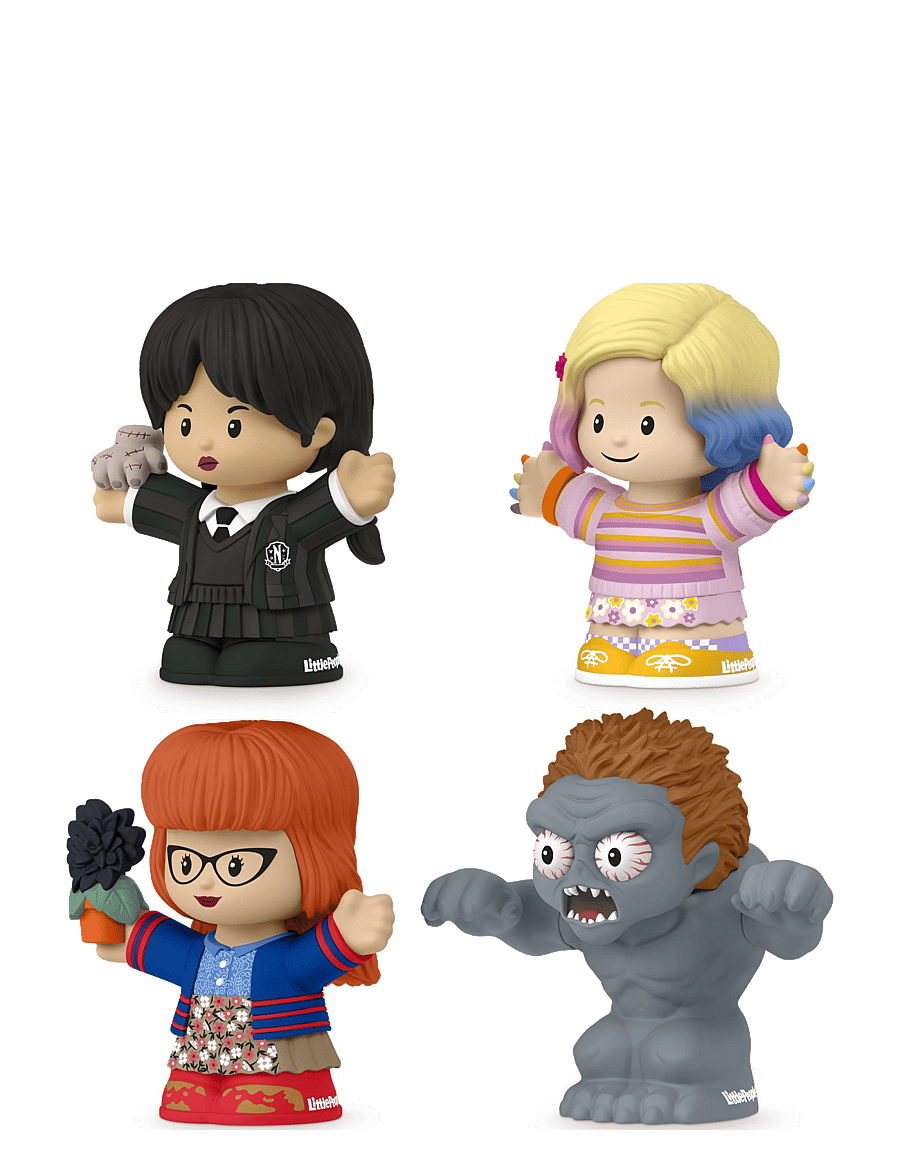 Fisher-Price - Little People Collector Wednesday Special Edition Set for Adults & Fans, 4 Figures - figurines d'action - multicolor - 2