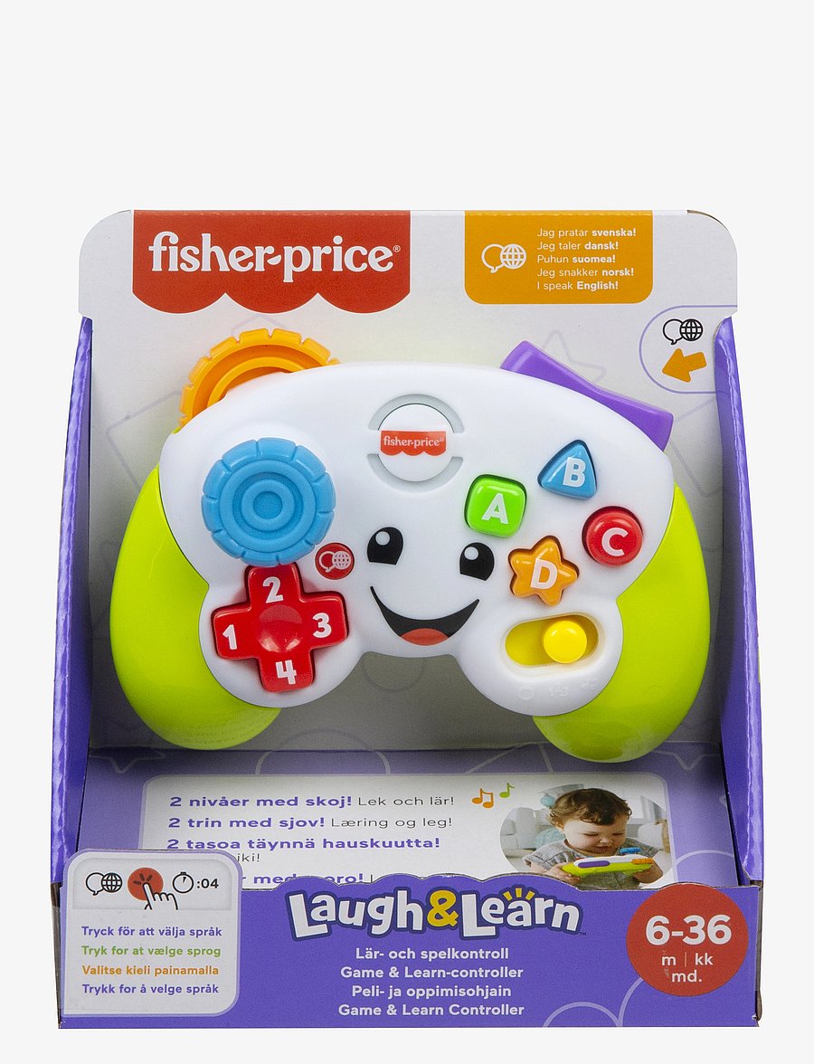 Fisher-Price - Laugh & Learn Game & Learn Controller - interaktiivsed mänguasjad - multicolor - 4