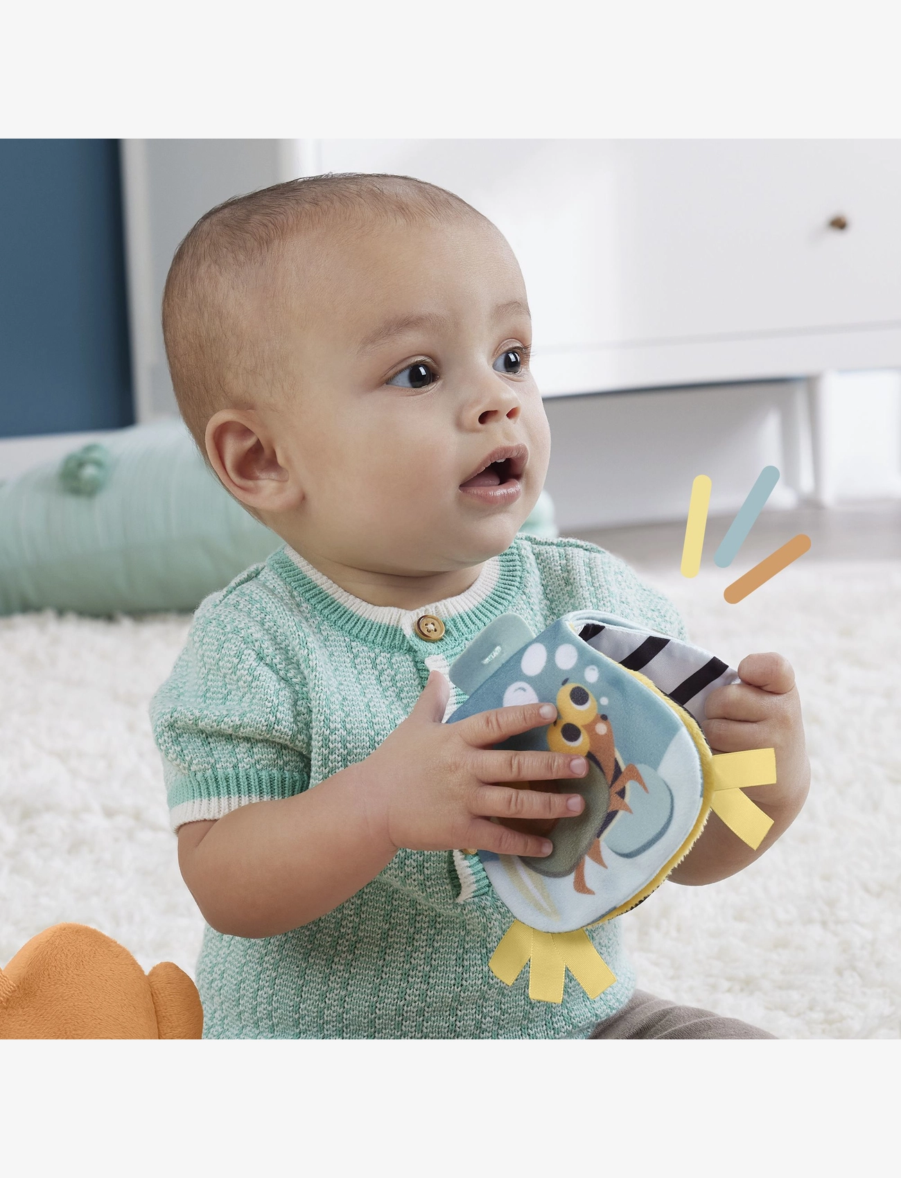Fisher-Price - 2-in-1 Rockin' Tummy Time Otter - multicolor - 5