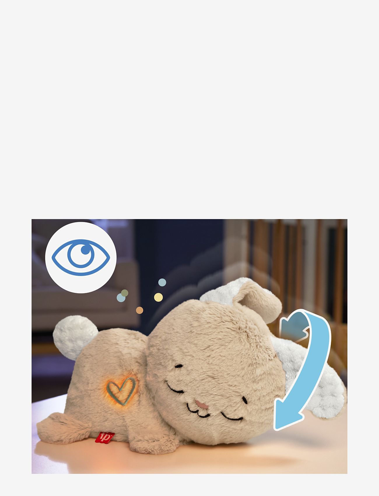 Fisher-Price - Soothe & Settle Bunny Plush Baby Toy & Customizable Sound Machine with Motion - geschenkideen - multi color - 5