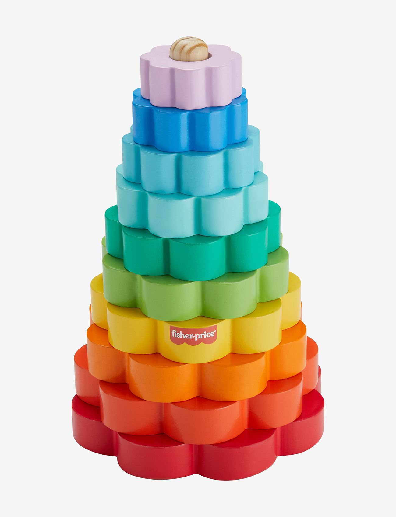Fisher-Price - Wooden Ring Stacker - multicolor - 1