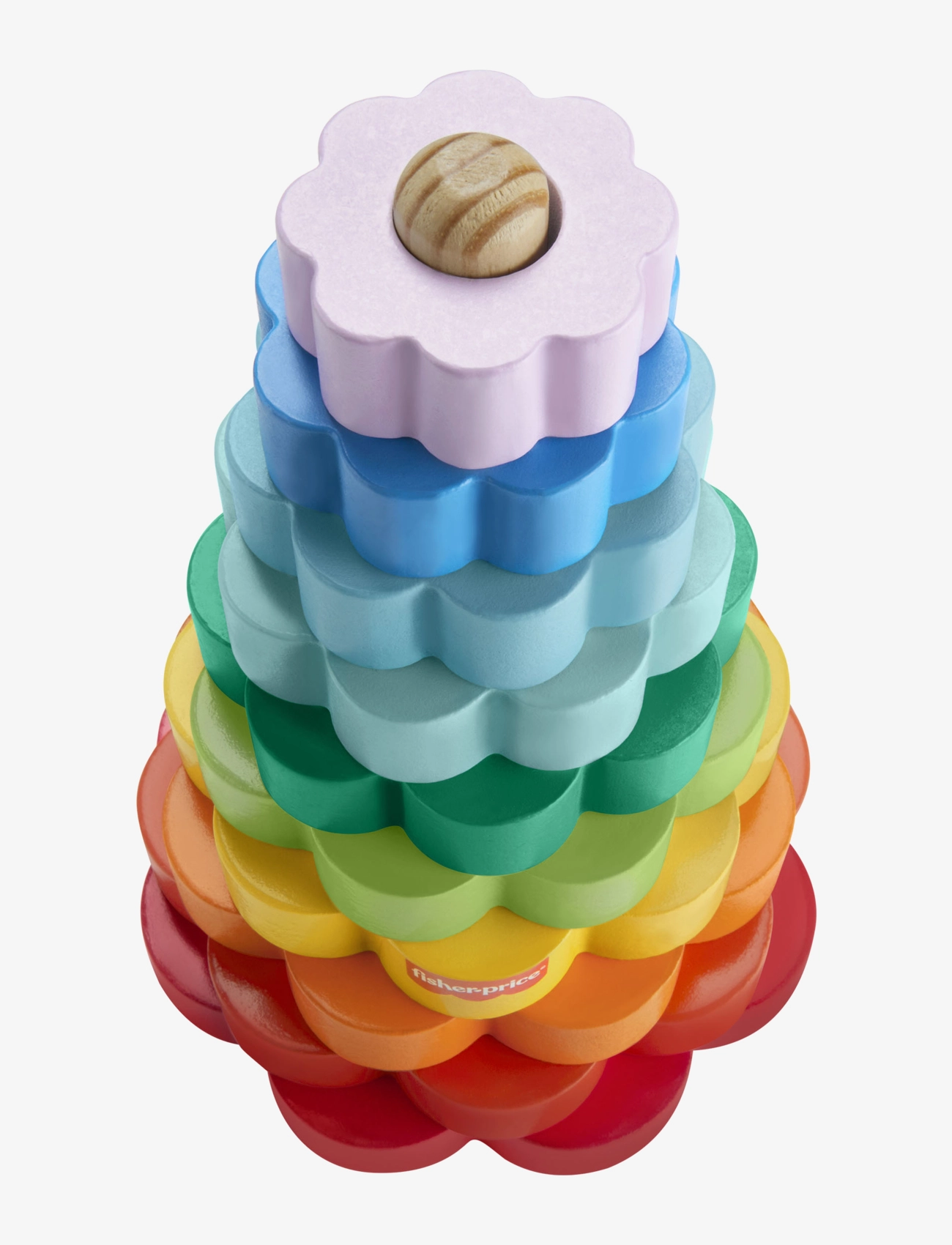 Fisher-Price - Wooden Ring Stacker - multicolor - 1