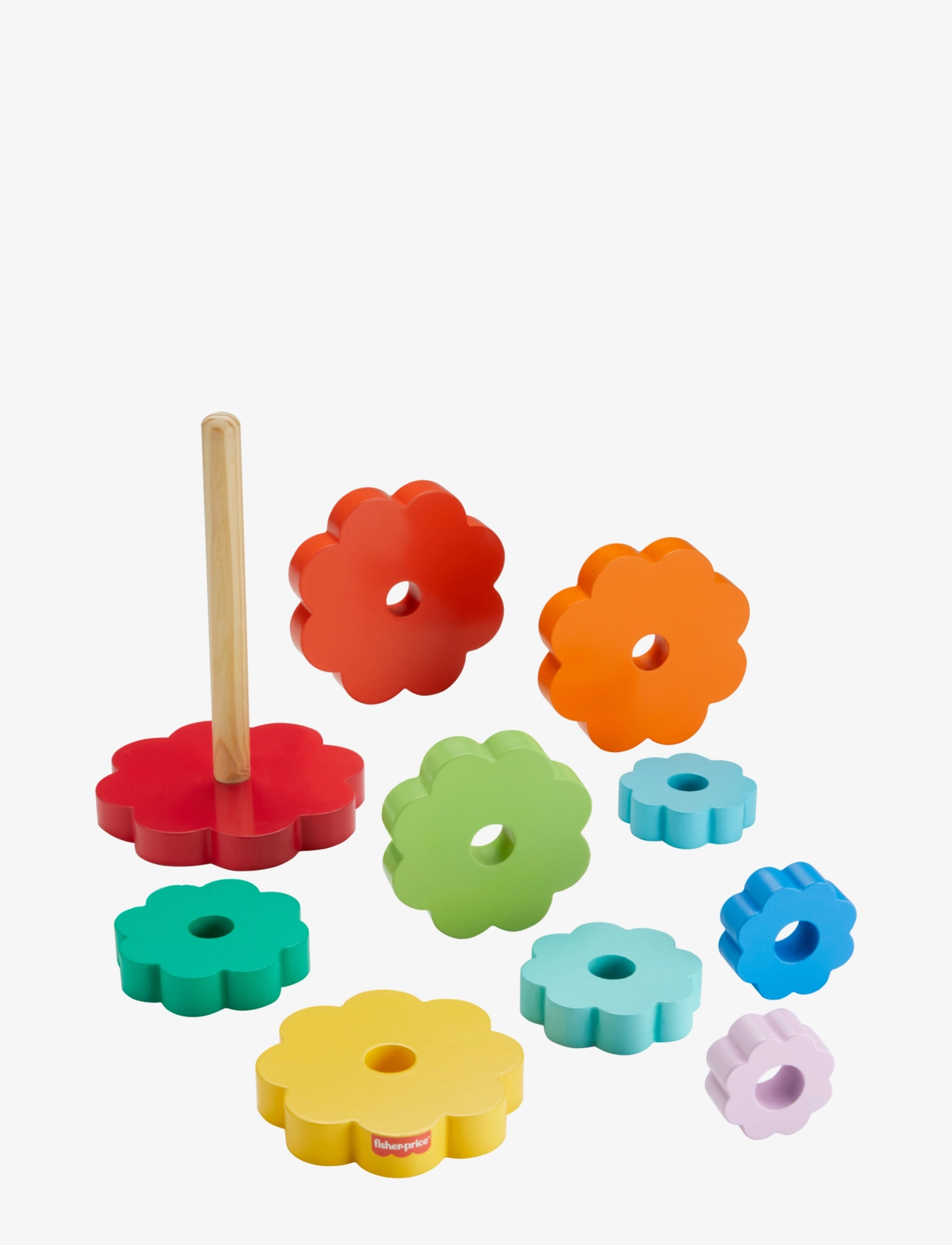 Fisher-Price - Wooden Ring Stacker - multicolor - 2