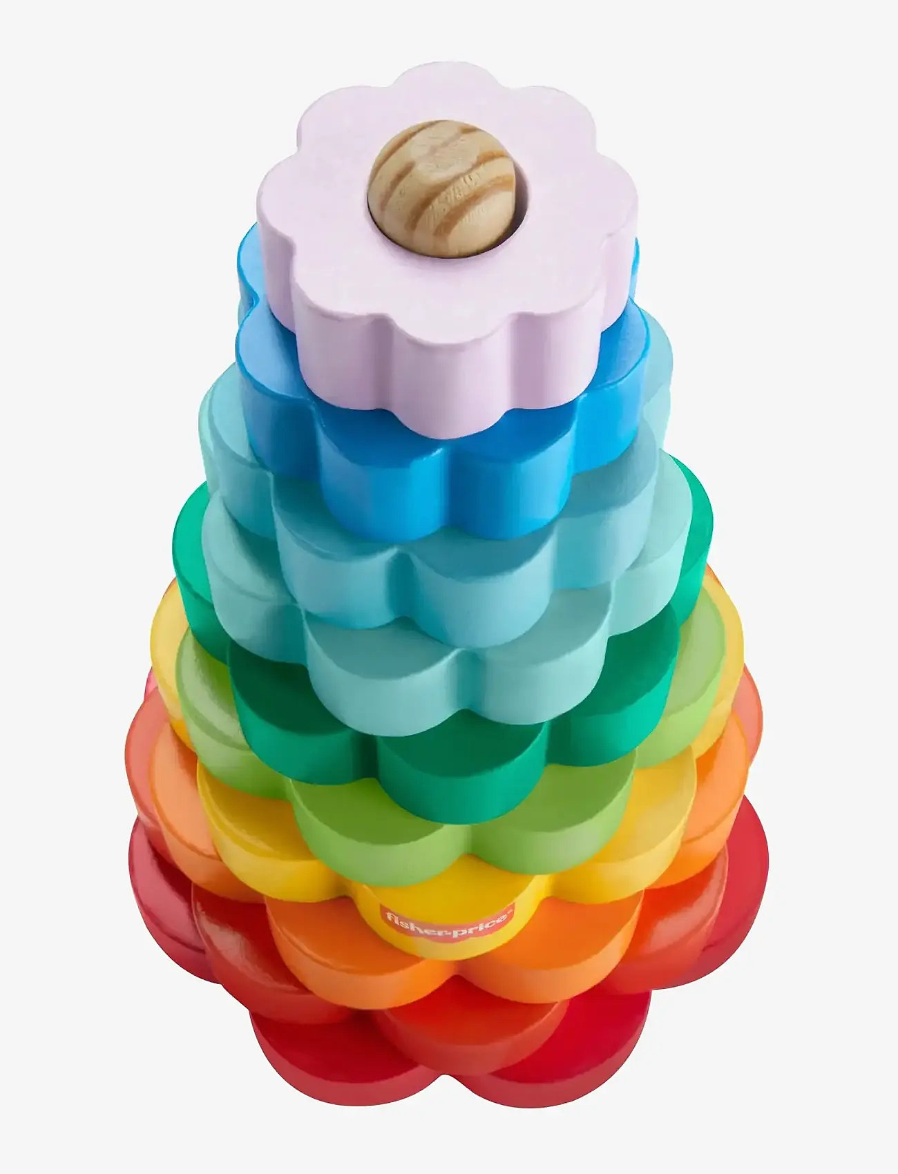 Fisher-Price - Wooden Ring Stacker - multicolor - 5