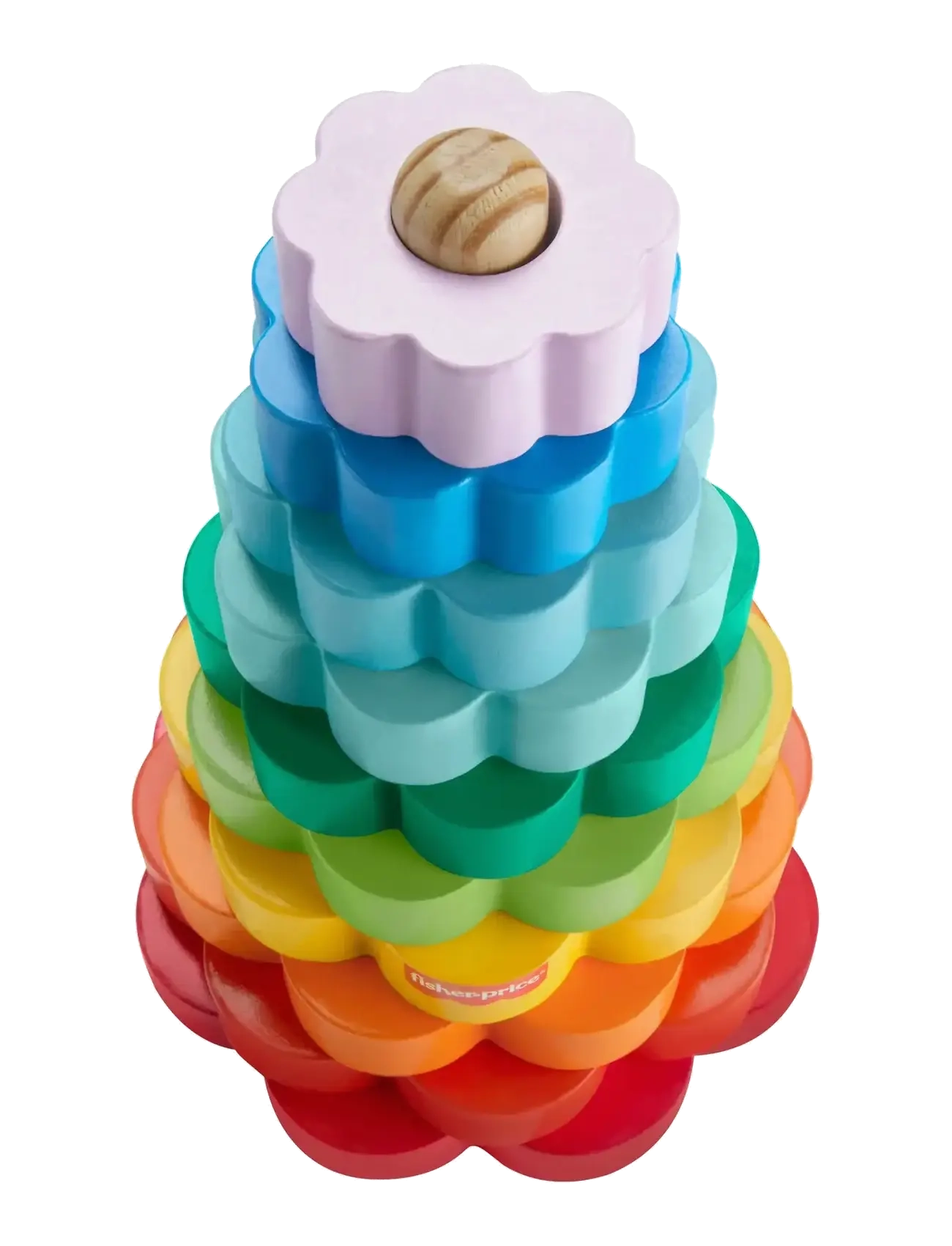 Fisher-Price - Wooden Ring Stacker - multicolor - 4