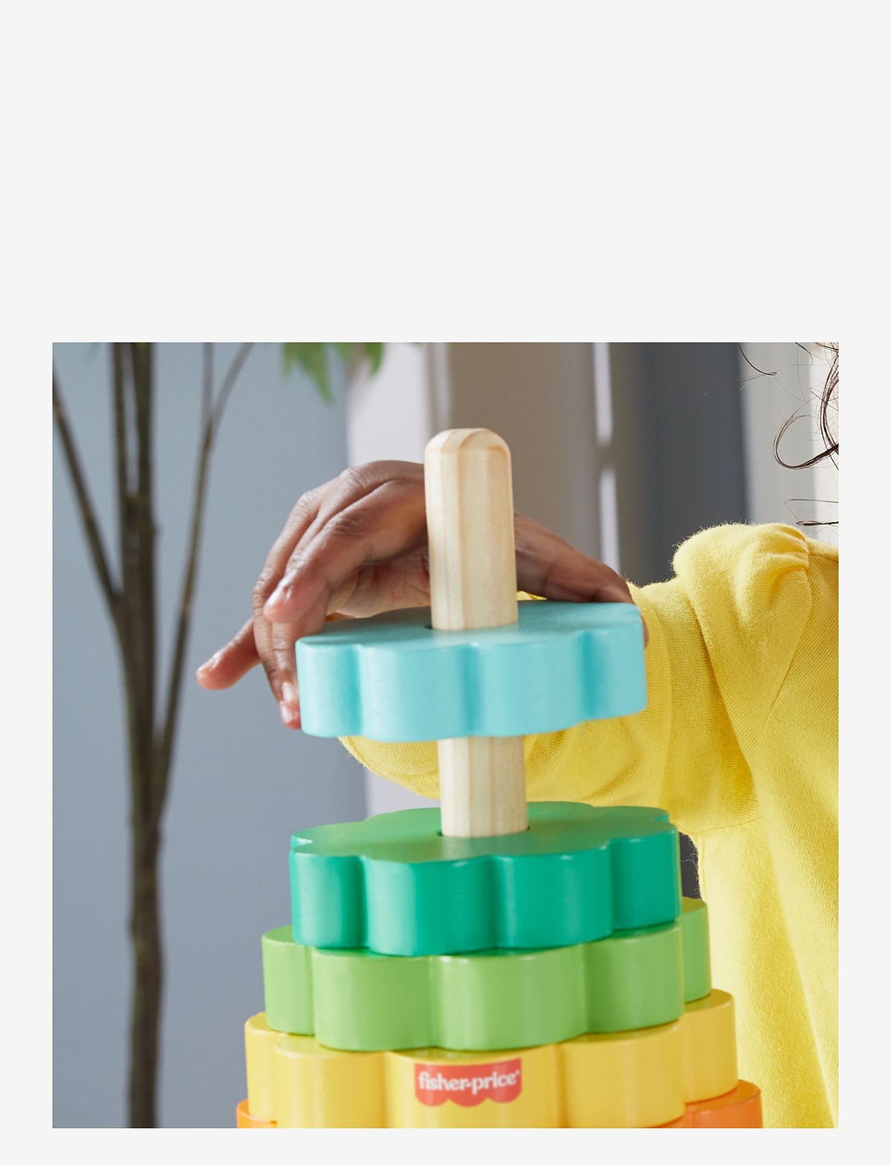 Fisher-Price - Wooden Ring Stacker - multicolor - 5