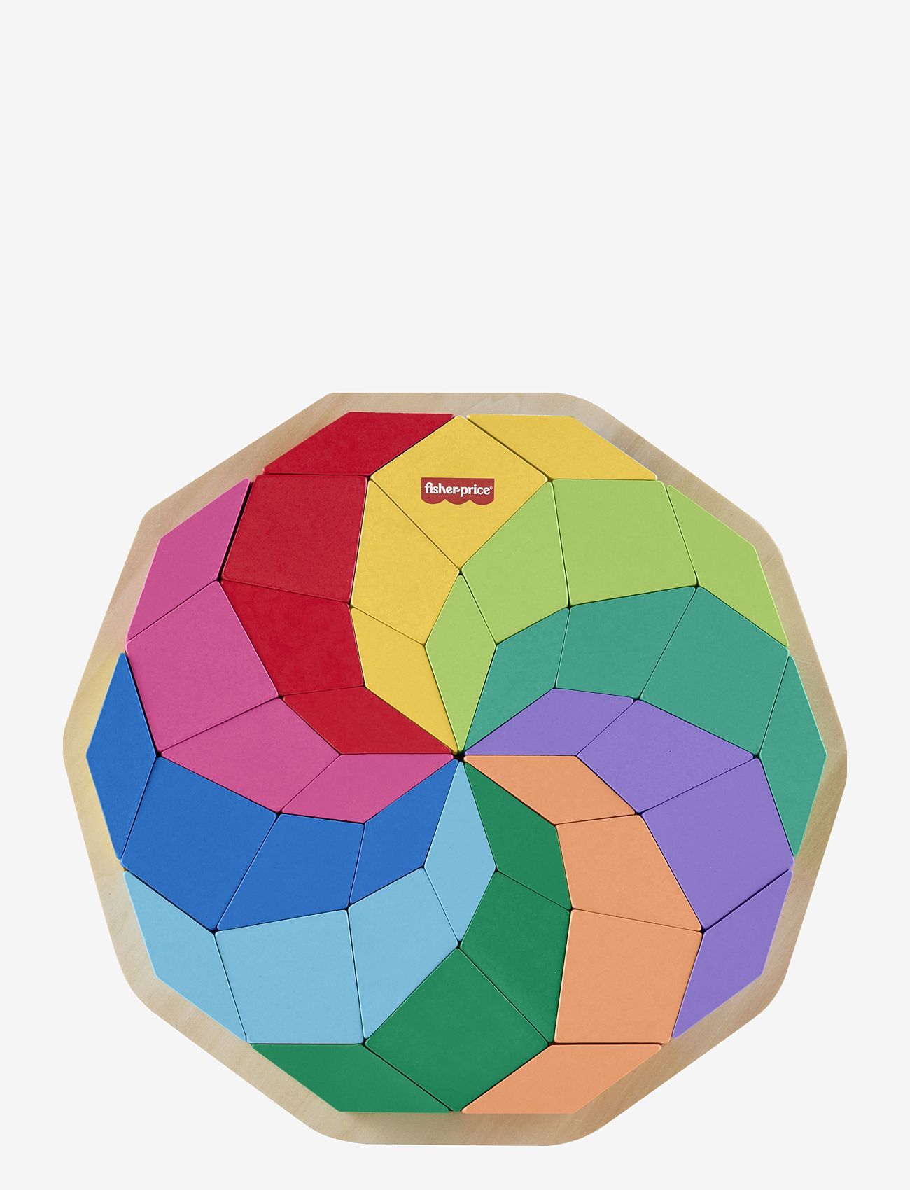 Fisher-Price - Wooden Mandala Puzzle - träpussel - multicolor - 2