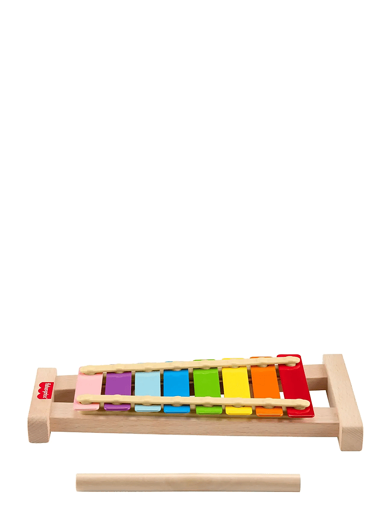 Fisher-Price - Wooden Xylophone, Musical Instrument Toy for Toddlers, 2 Wood Pieces - muusikariistad - multicolor - 5