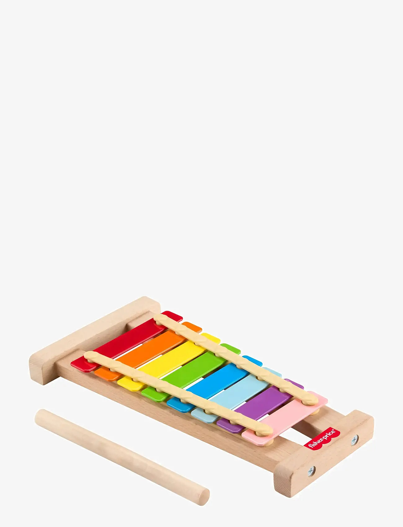Fisher-Price - Wooden Xylophone, Musical Instrument Toy for Toddlers, 2 Wood Pieces - laveste priser - multicolor - 5