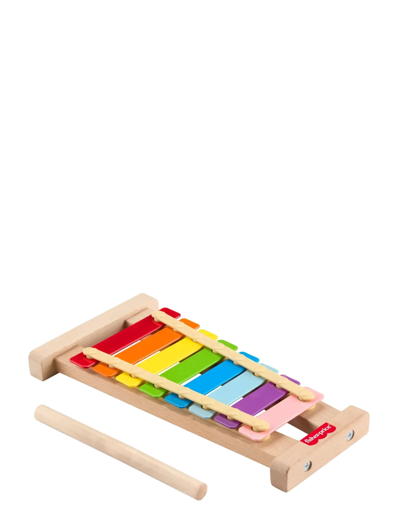 Fisher-Price - Wooden Xylophone, Musical Instrument Toy for Toddlers, 2 Wood Pieces - laveste priser - multicolor - 5