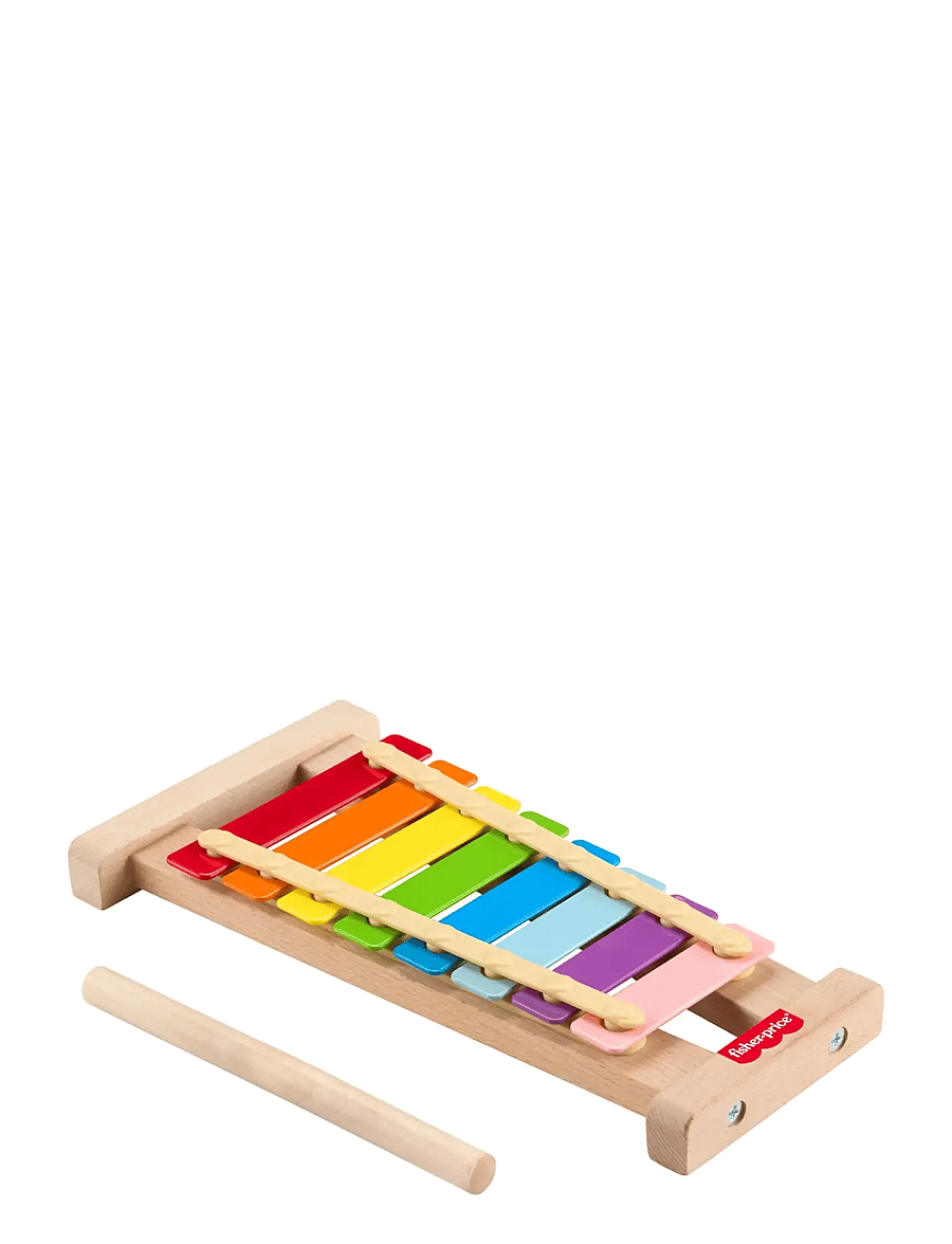 Fisher-Price - Wooden Xylophone, Musical Instrument Toy for Toddlers, 2 Wood Pieces - die niedrigsten preise - multicolor - 5