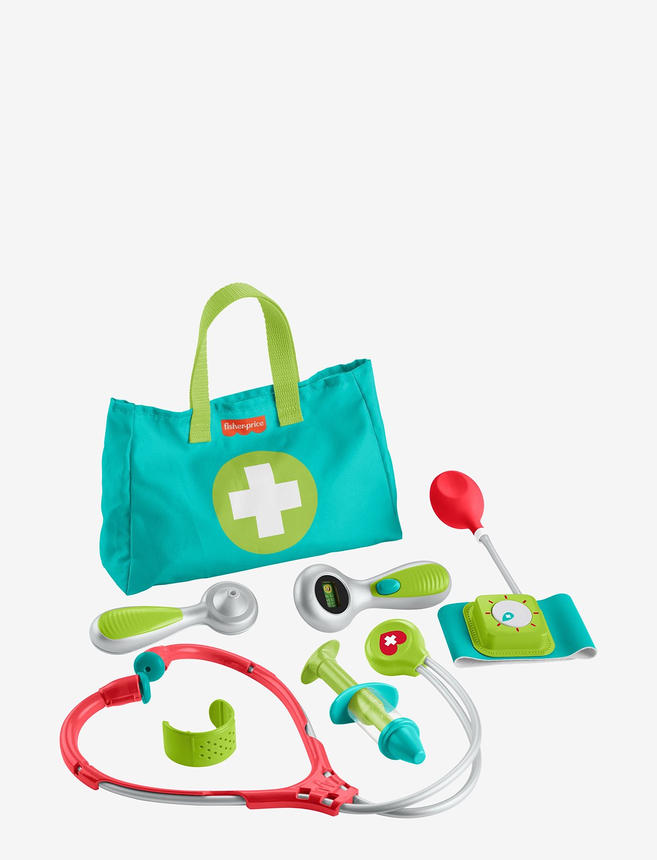 Fisher-Price - Medical Kit 7-Piece Doctor Toys Preschool Pretend Play Set for Ages 3+ years - kinder-arztkoffer - multicolor - 1