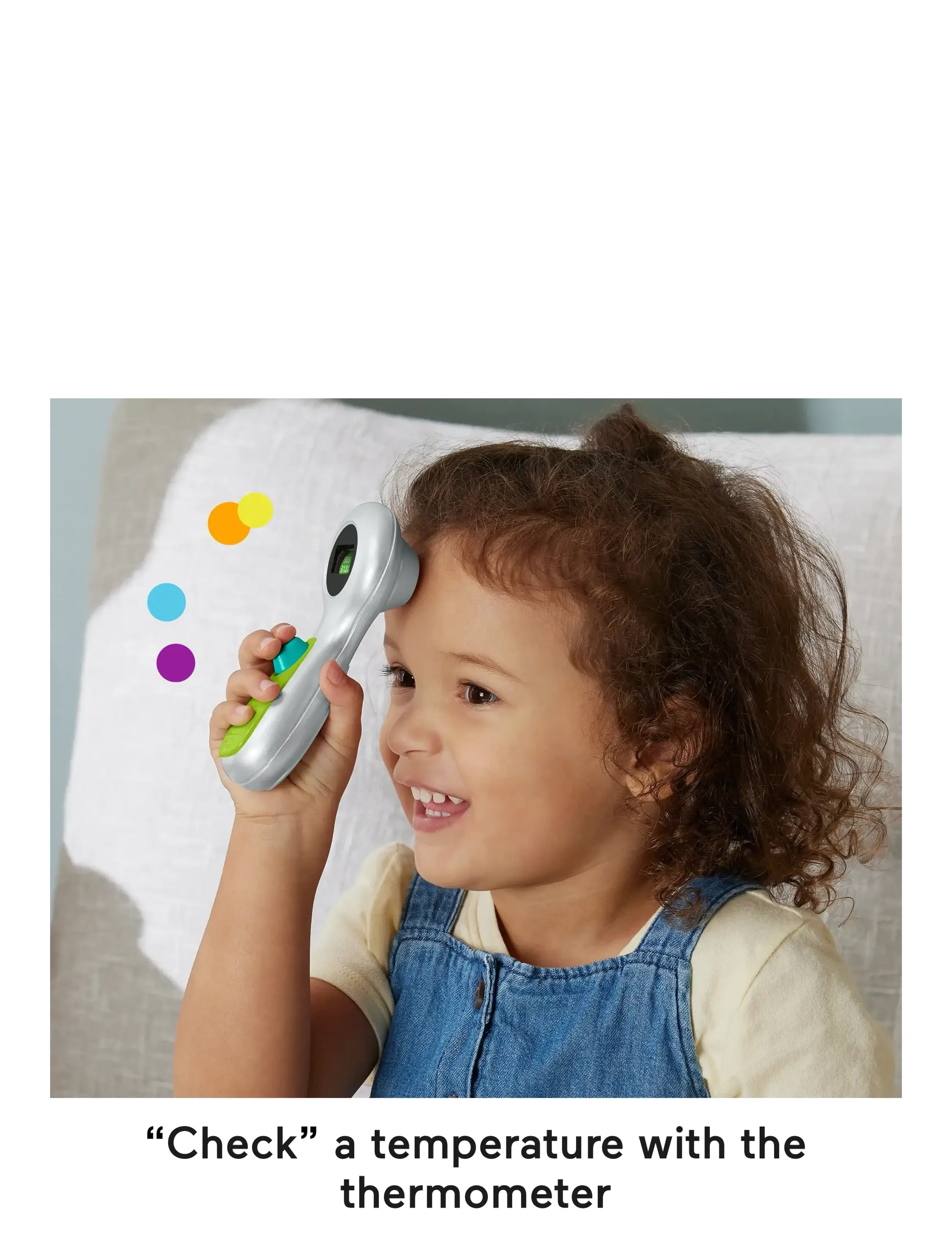 Fisher-Price - Medical Kit 7-Piece Doctor Toys Preschool Pretend Play Set for Ages 3+ years - lægesæt - multicolor - 5