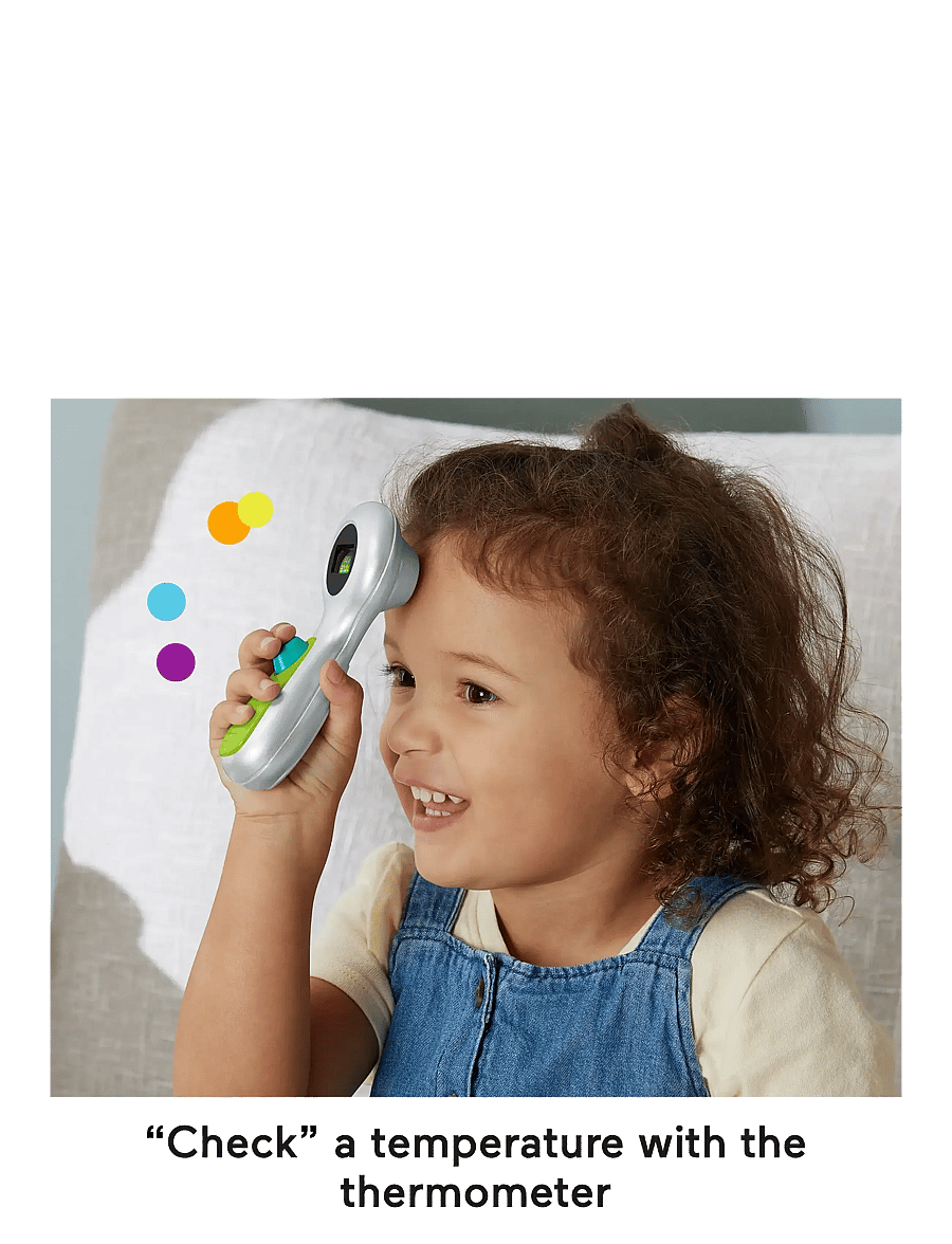 Fisher-Price - Medical Kit 7-Piece Doctor Toys Preschool Pretend Play Set for Ages 3+ years - kinder-arztkoffer - multicolor - 5
