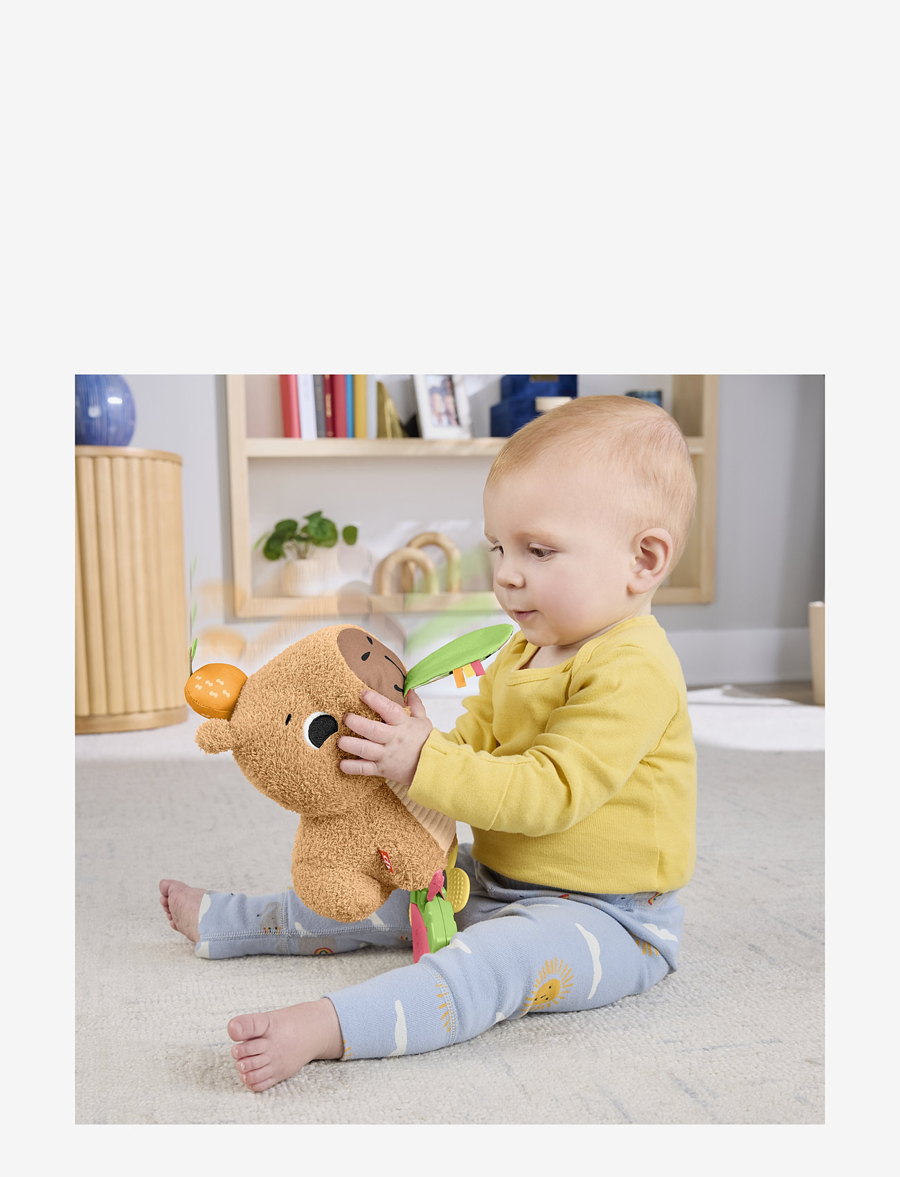 Fisher-Price - Fisher-Price SENSIMALS SNUGGLY SNACKY CAPY - julegaver under 500kr - multi color - 1