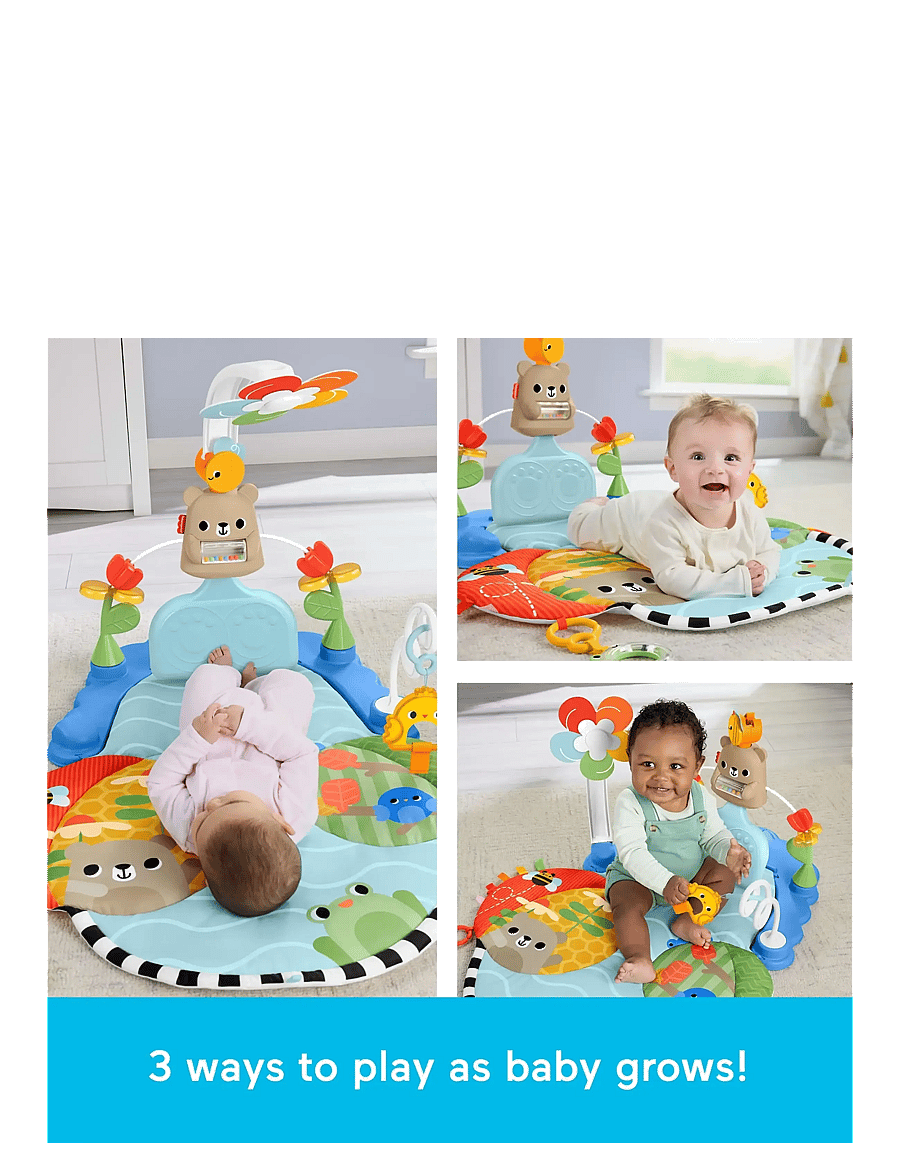 Fisher-Price - Fisher-Price Balanced Beginnings Kick & Sway Activity Gym - spielbögen & spielmatten - multicolor - 3