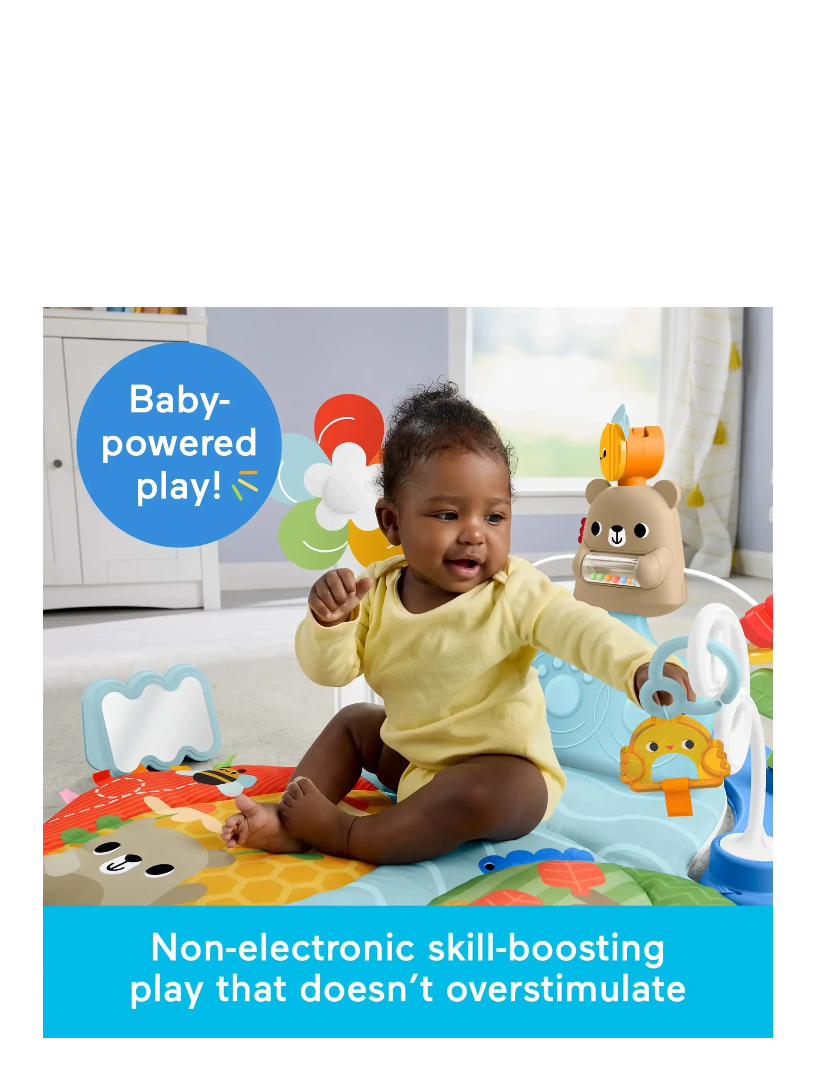 Fisher-Price - Fisher-Price Balanced Beginnings Kick & Sway Activity Gym - activity gyms & play mats - multicolor - 5