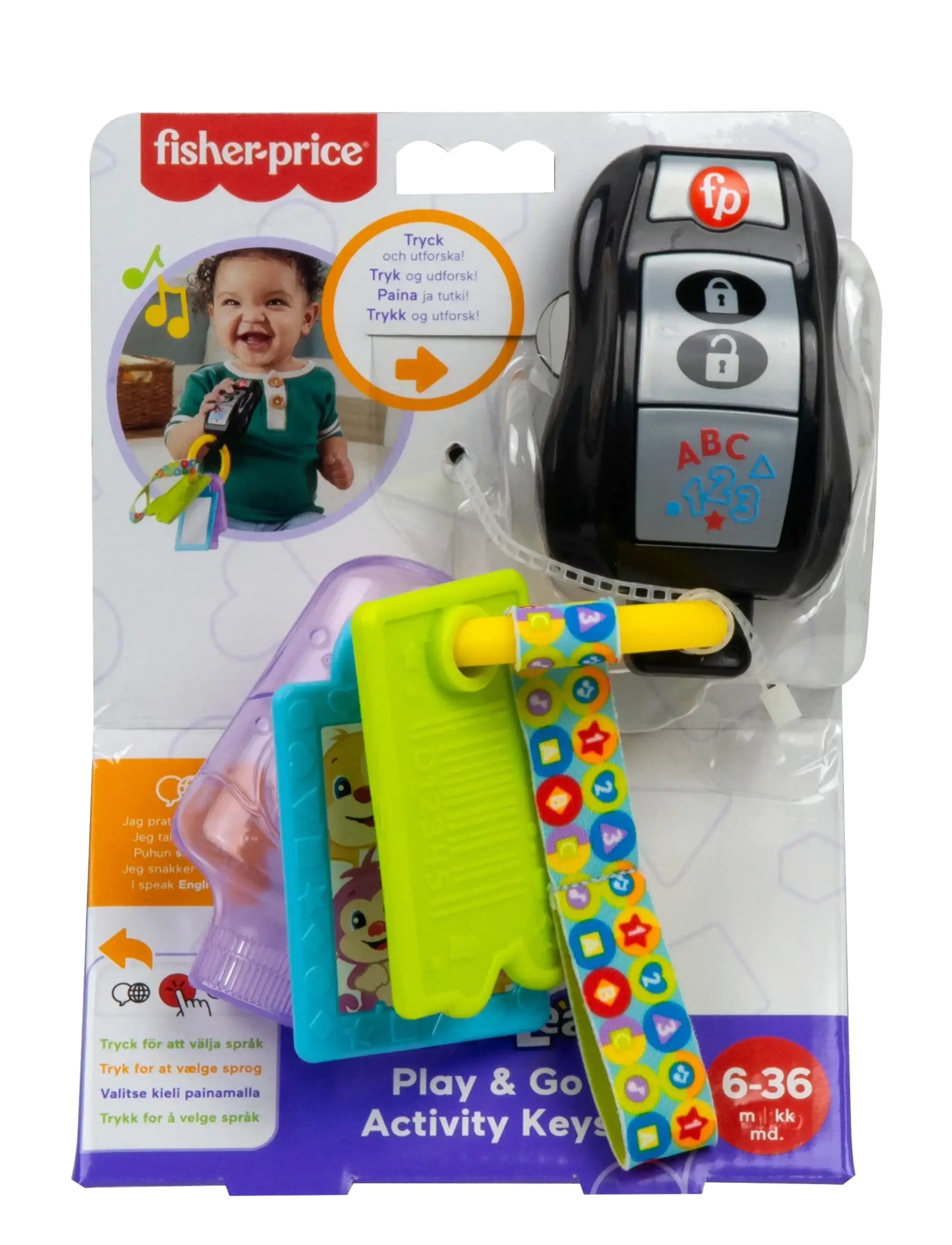 Fisher-Price - Fisher-Price Play & Go Activity Keys- Nordics - multicolor - 3