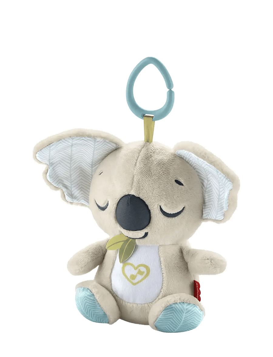 Fisher-Price - On-the-Go Koala Soother Toy, Plush Portable Sound Machine for Newborns - jouet musical en peluche - multi color - 2