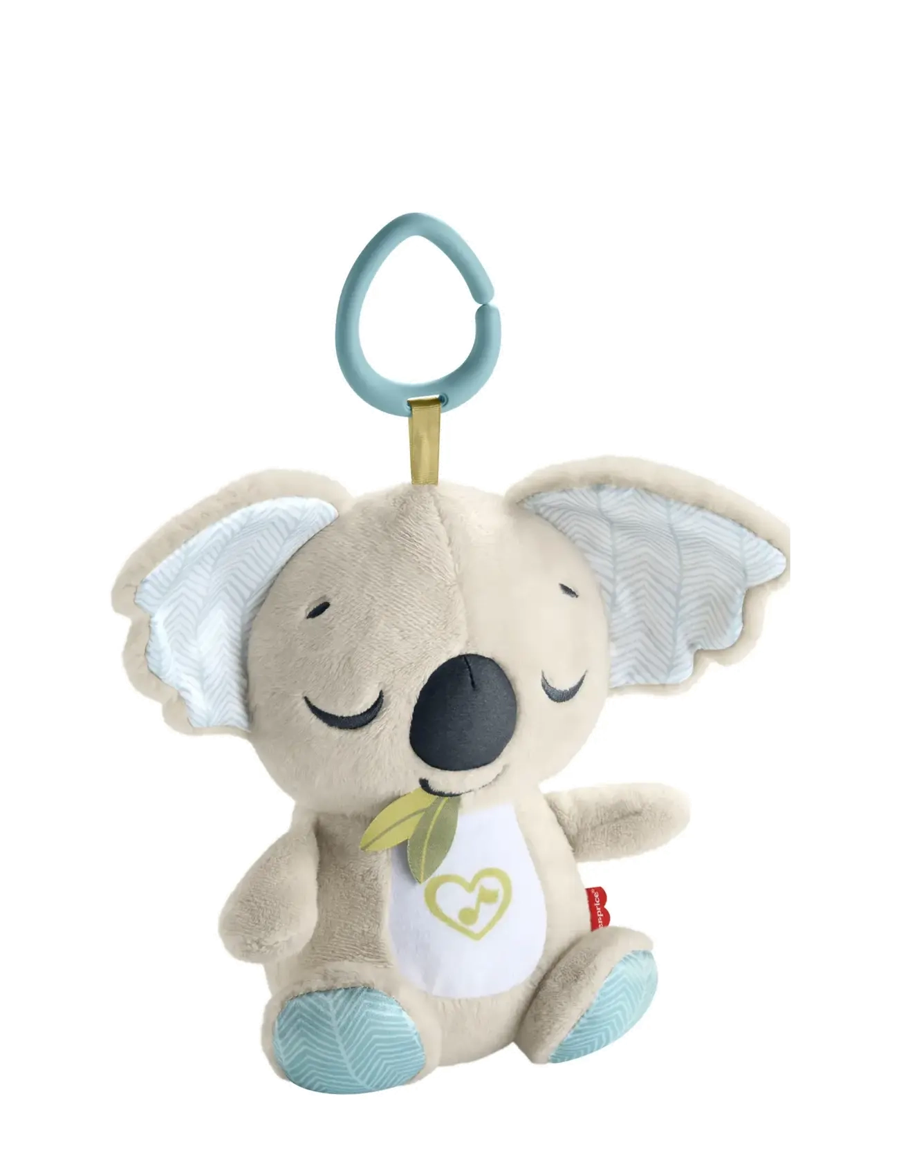 Fisher-Price - On-the-Go Koala Soother Toy, Plush Portable Sound Machine for Newborns - jouet musical en peluche  - multi color - 4