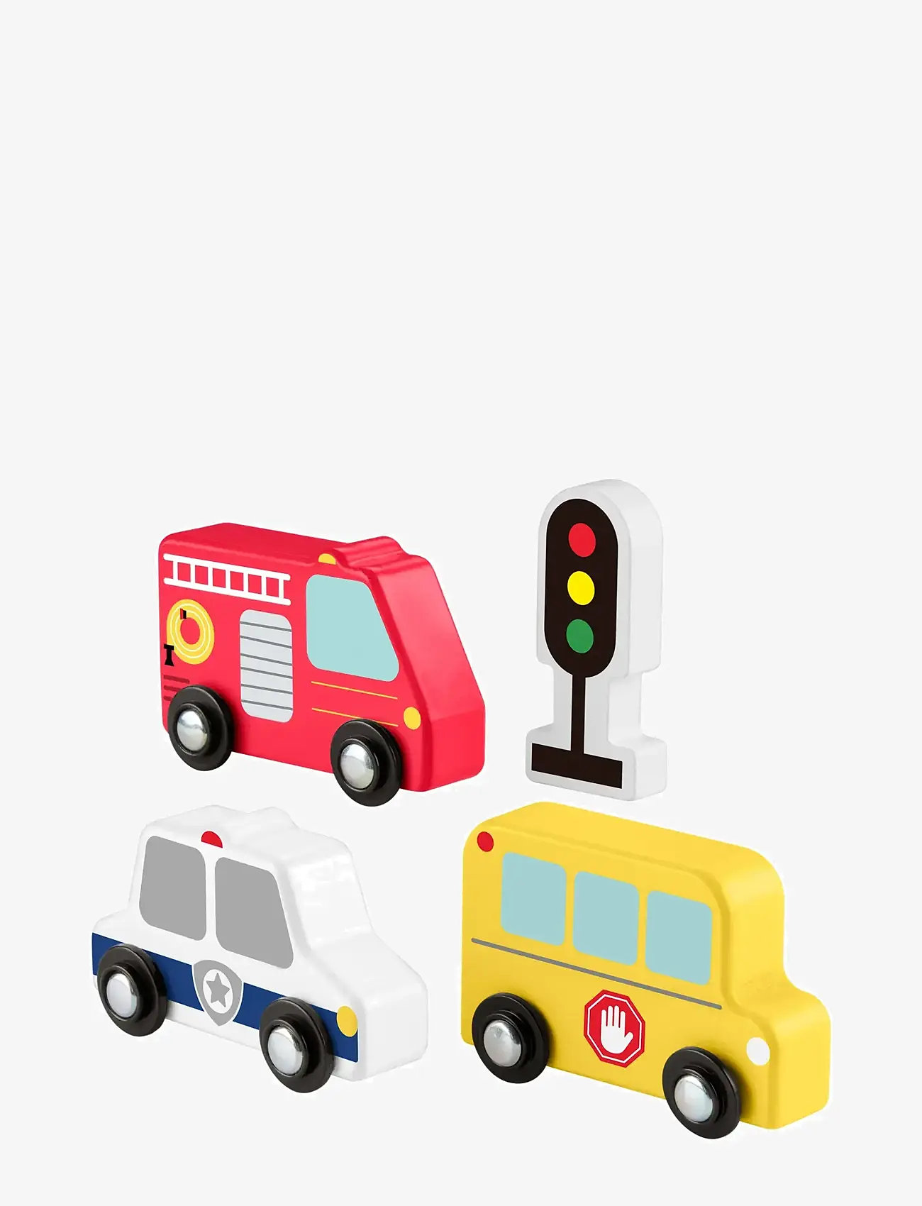 Fisher-Price - Wooden Vehicle Pack - brandbiler - multi color - 1