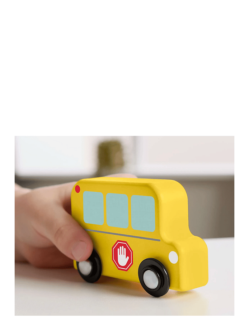 Fisher-Price - Wooden Vehicle Pack, Push-Along Toys for Toddler Pretend Play, 4 Wood Pieces - polizeiautos - multi color - 4