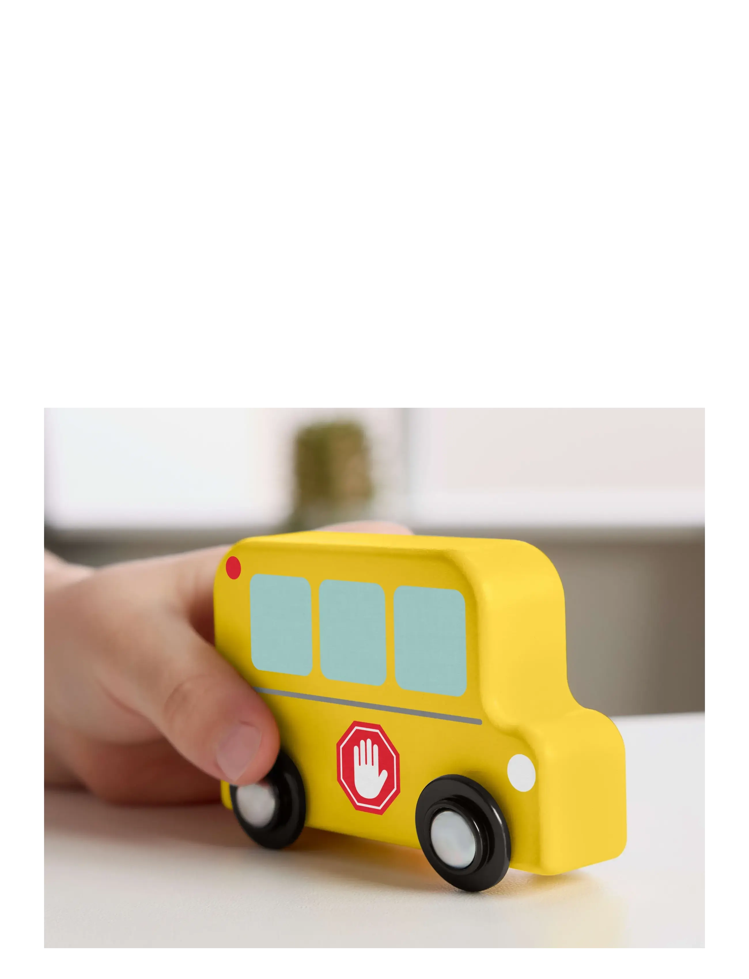Fisher-Price - Wooden Vehicle Pack, Push-Along Toys for Toddler Pretend Play, 4 Wood Pieces - polizeiautos - multi color - 4