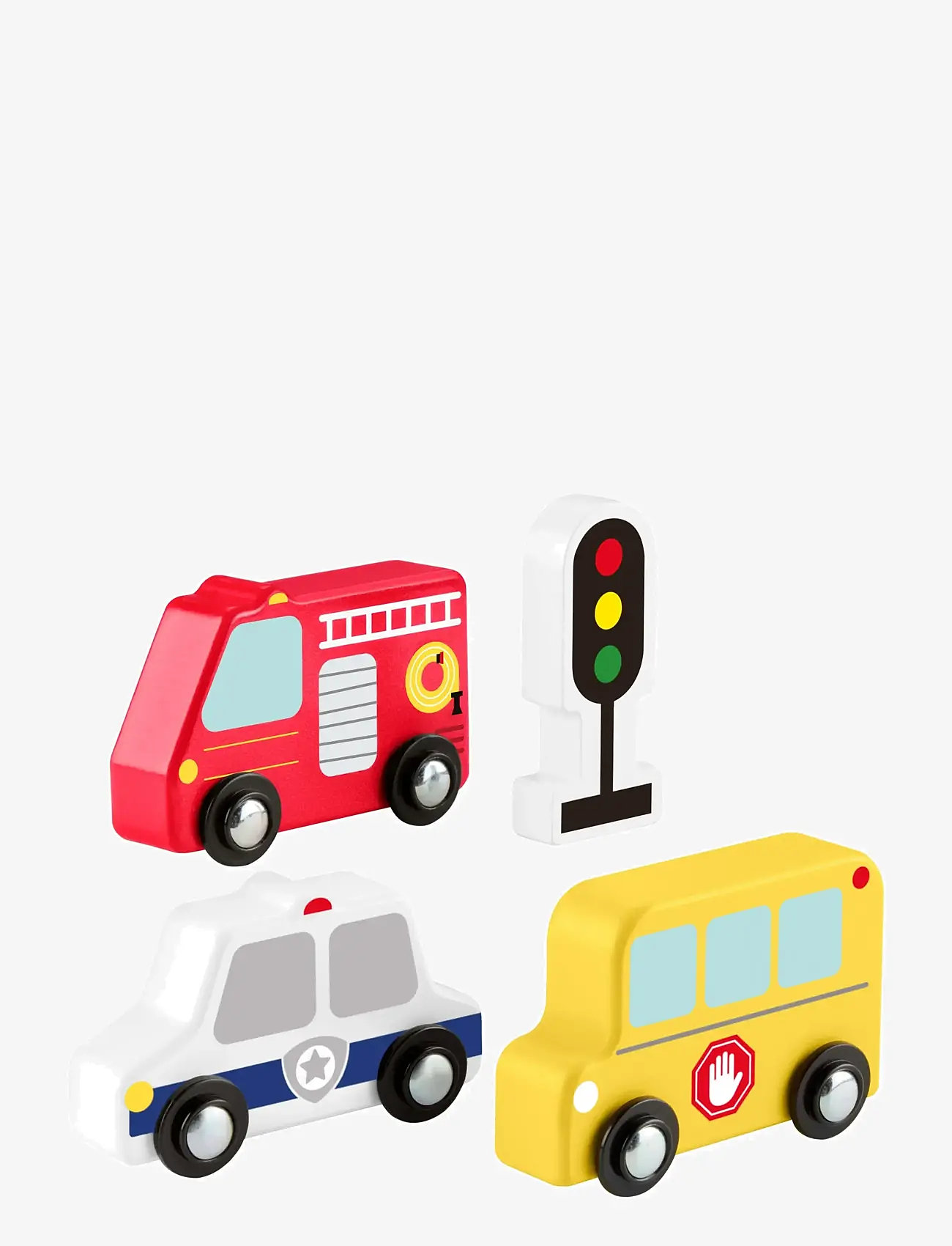 Fisher-Price - Wooden Vehicle Pack - brandbiler - multi color - 5